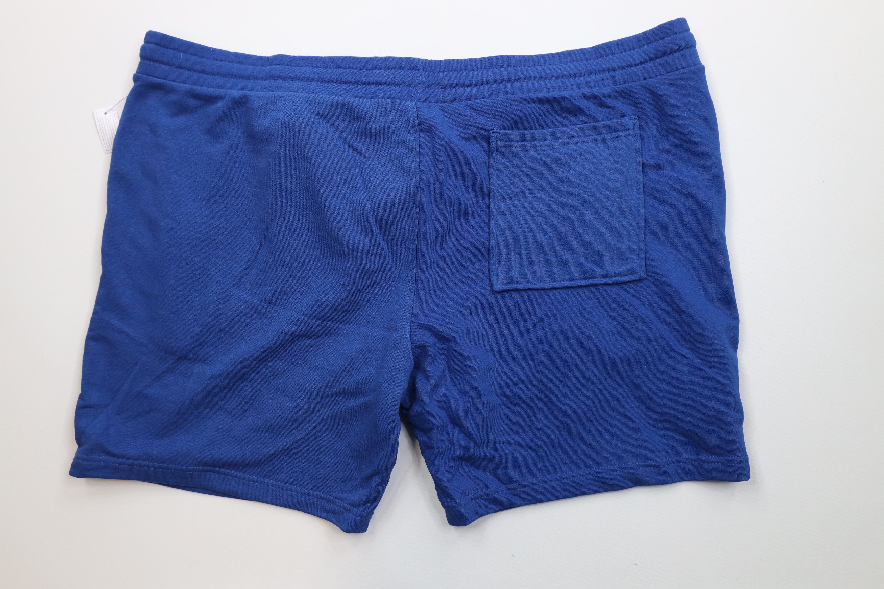 Vintage Deadstock Y2K Streetwear Above Knee Jogger Shorts Blue Size US 40 / EU 56 - 7 Thumbnail