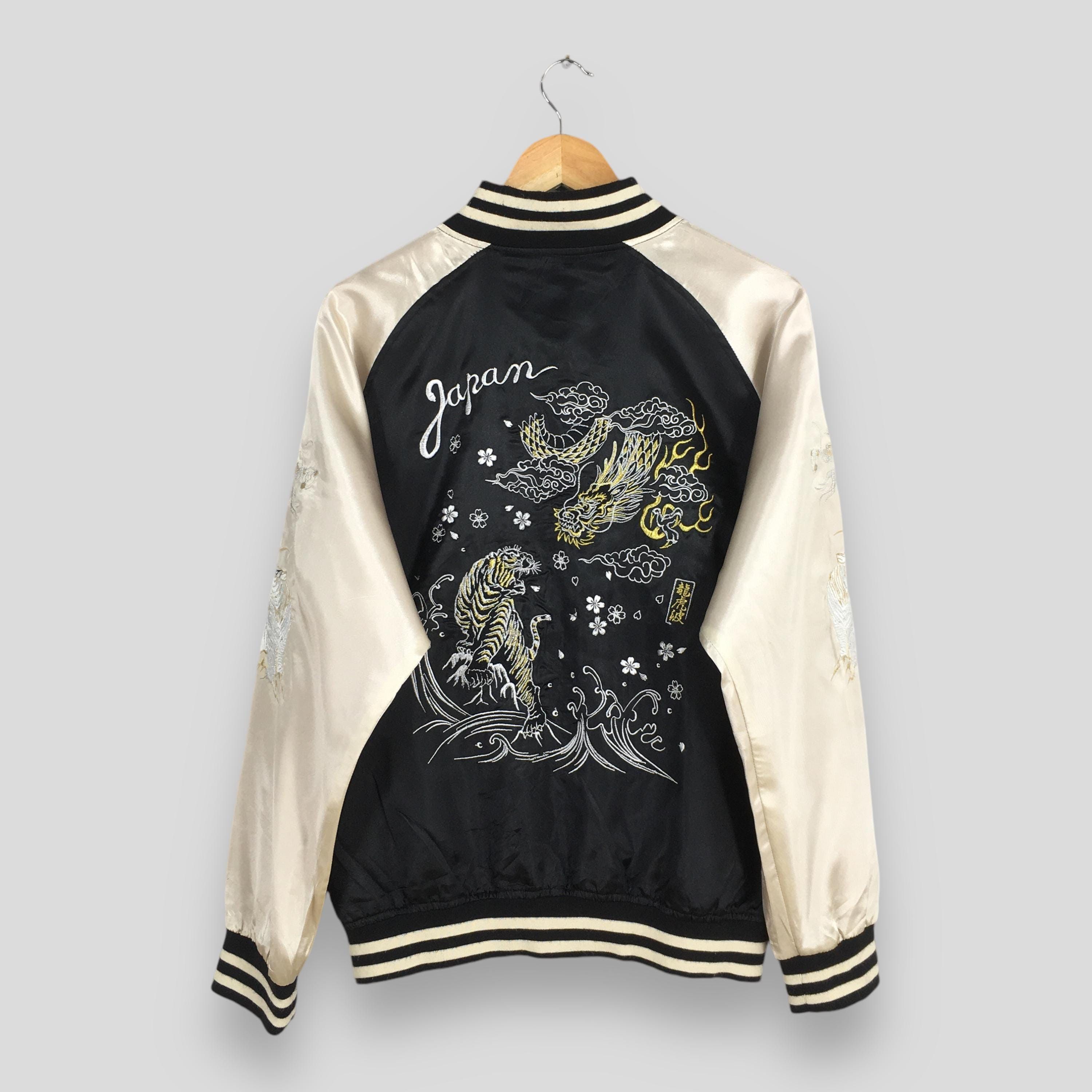 Vintage Sukajan Yokosuka Dragon Souvenir Jacket Large