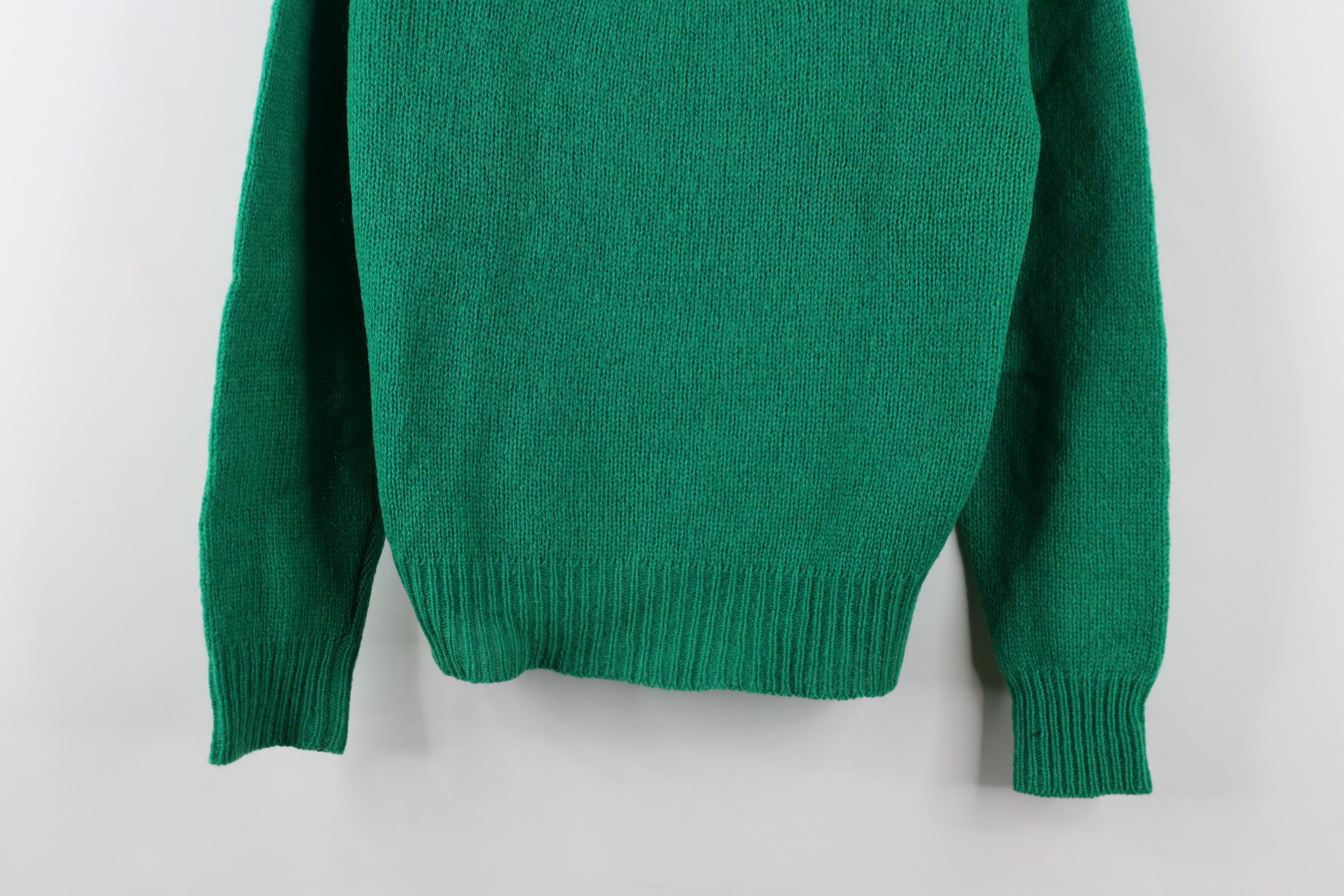 Vintage Vintage 70s Streetwear Knit Sailing Sailboat Sweater Green Size L / US 10 / IT 46 - 3 Thumbnail