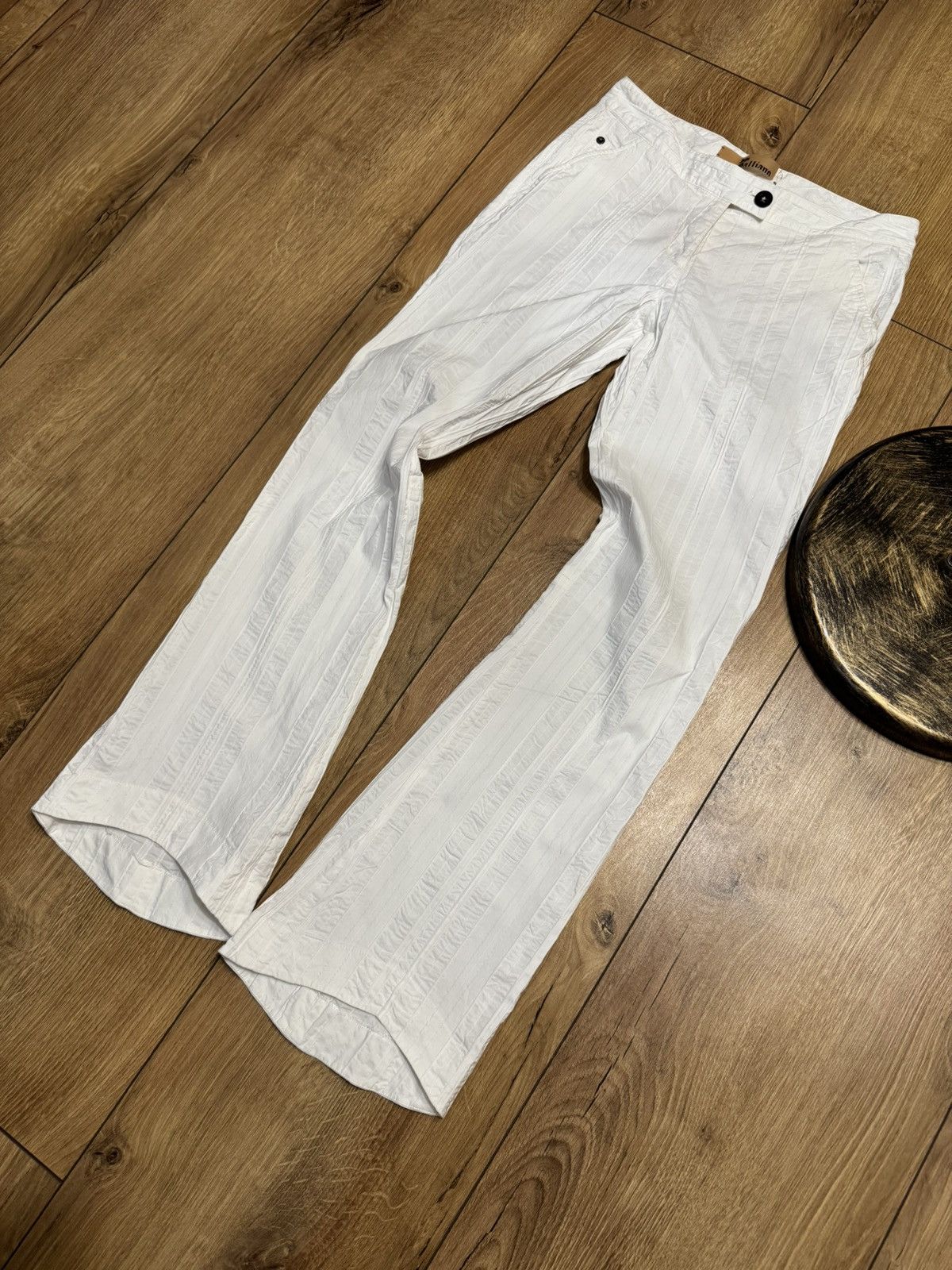 John Galliano Jhon Galliano Vintage Woman Flared Pants Size 28" / US 6 / IT 42 - 1 Thumbnail