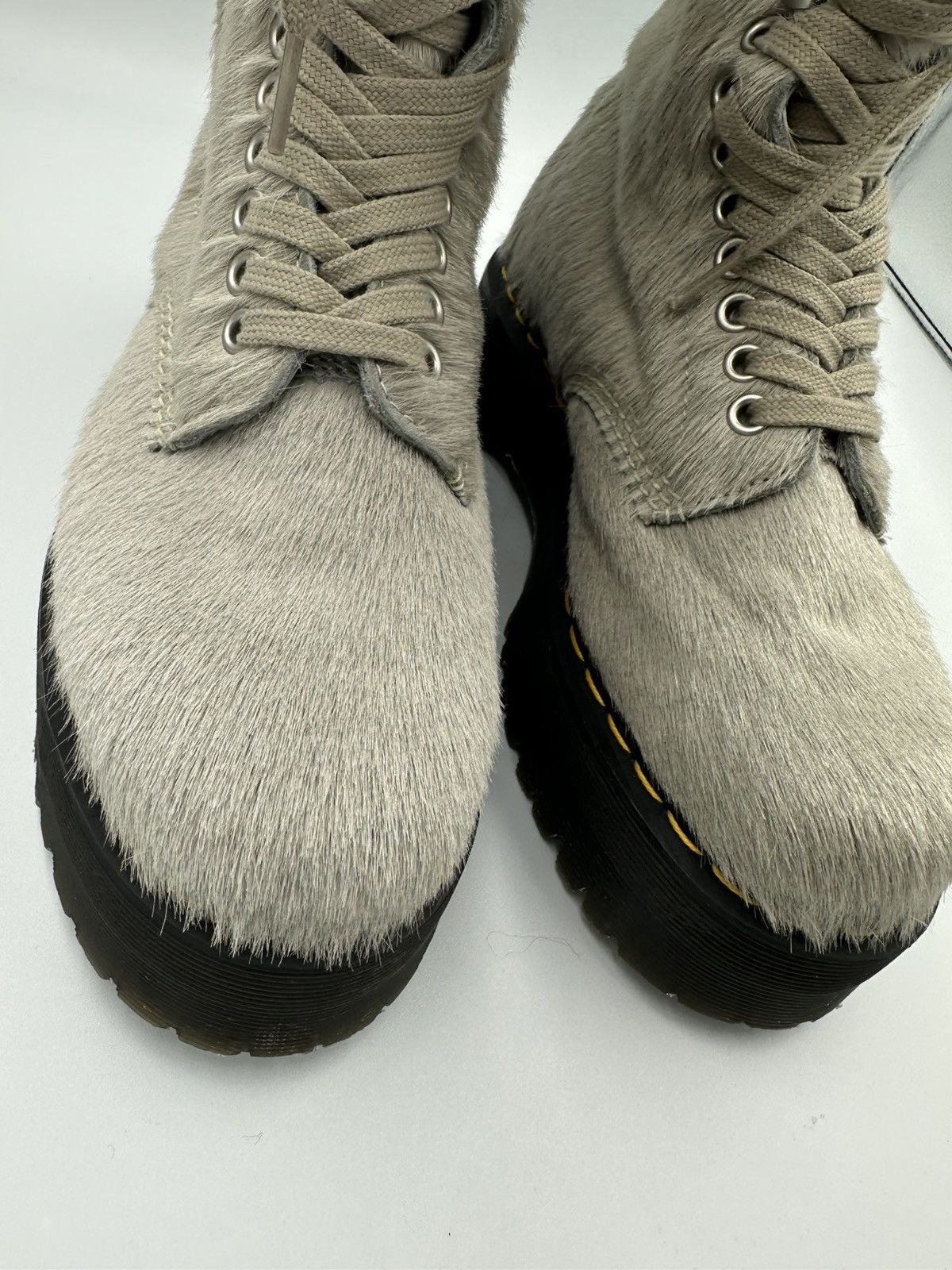 Dr. Martens × Rick Owens Rick Owens x Dr. Martens Pony Hair Boots Size US 7.5 / EU 40-41 - 6 Thumbnail