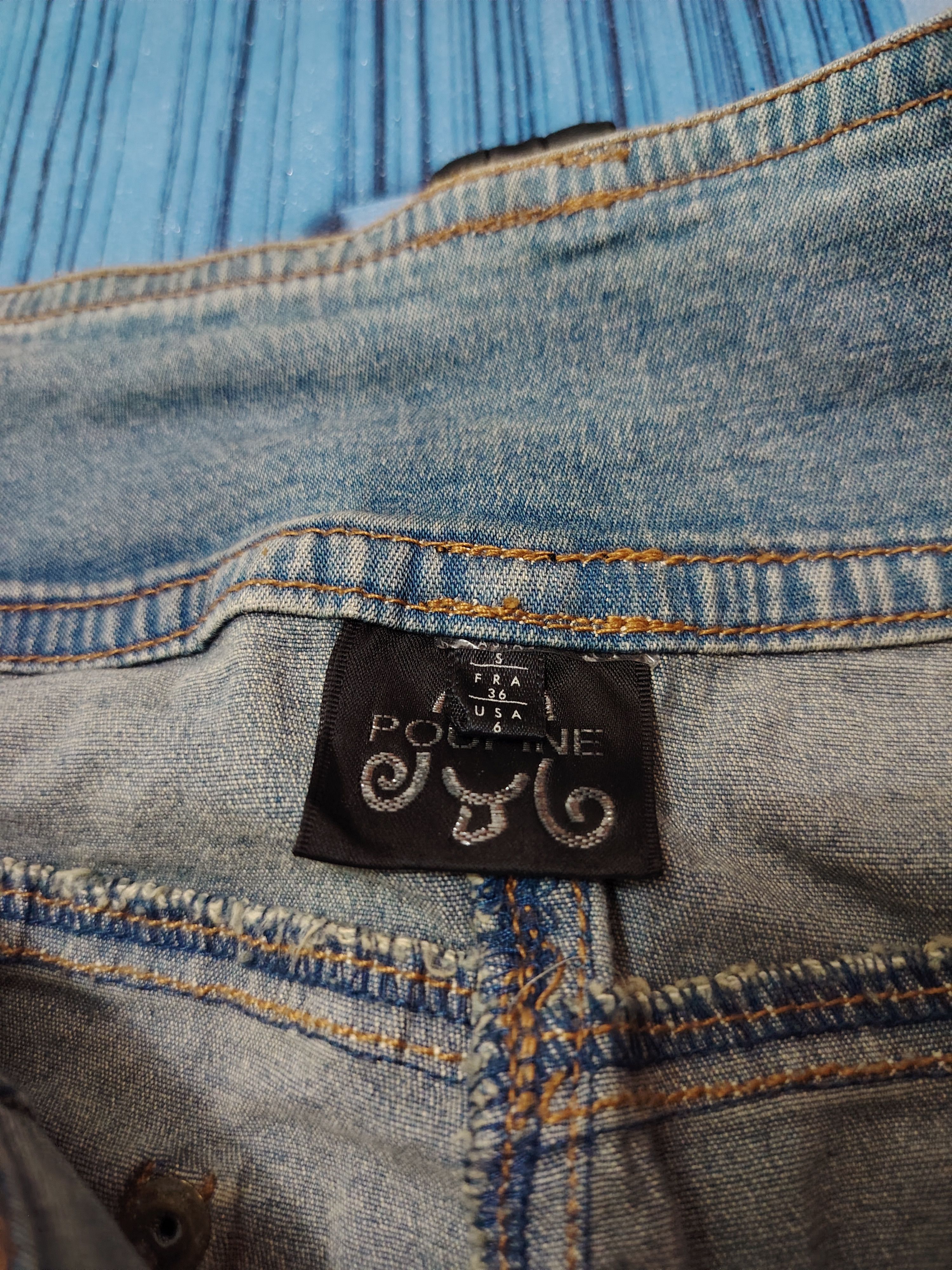 If Six Was Nine × Japanese Brand × Tornado Mart Insane 90s Poupine Bell Bottom distressed Jeans any patches Size 26" / US 2 / IT 38 - 7 Thumbnail