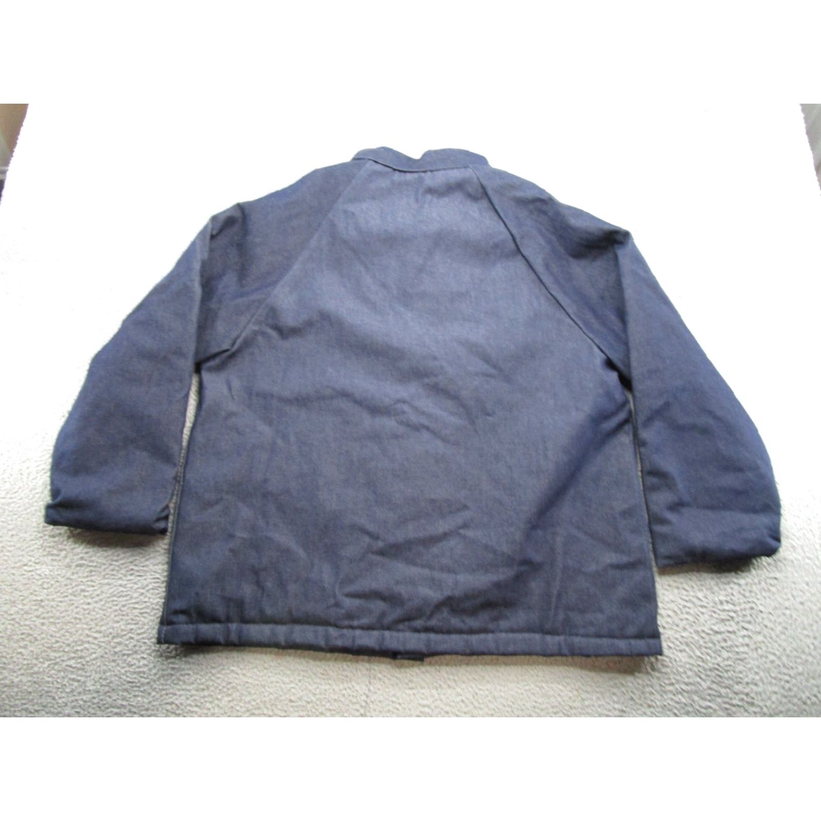 Denime VINTAGE Mitchellville Blue Denim Snap Up Quilt Lined Jacket Mens Size 54/56 Size US L / EU 52-54 / 3 - 8 Thumbnail