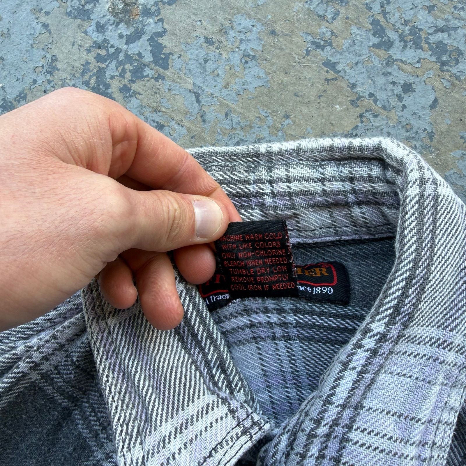 FiveBrother Vintage Five Brother Pearl Snap Cotton Flannel XLT Size US XL / EU 56 / 4 - 4 Thumbnail