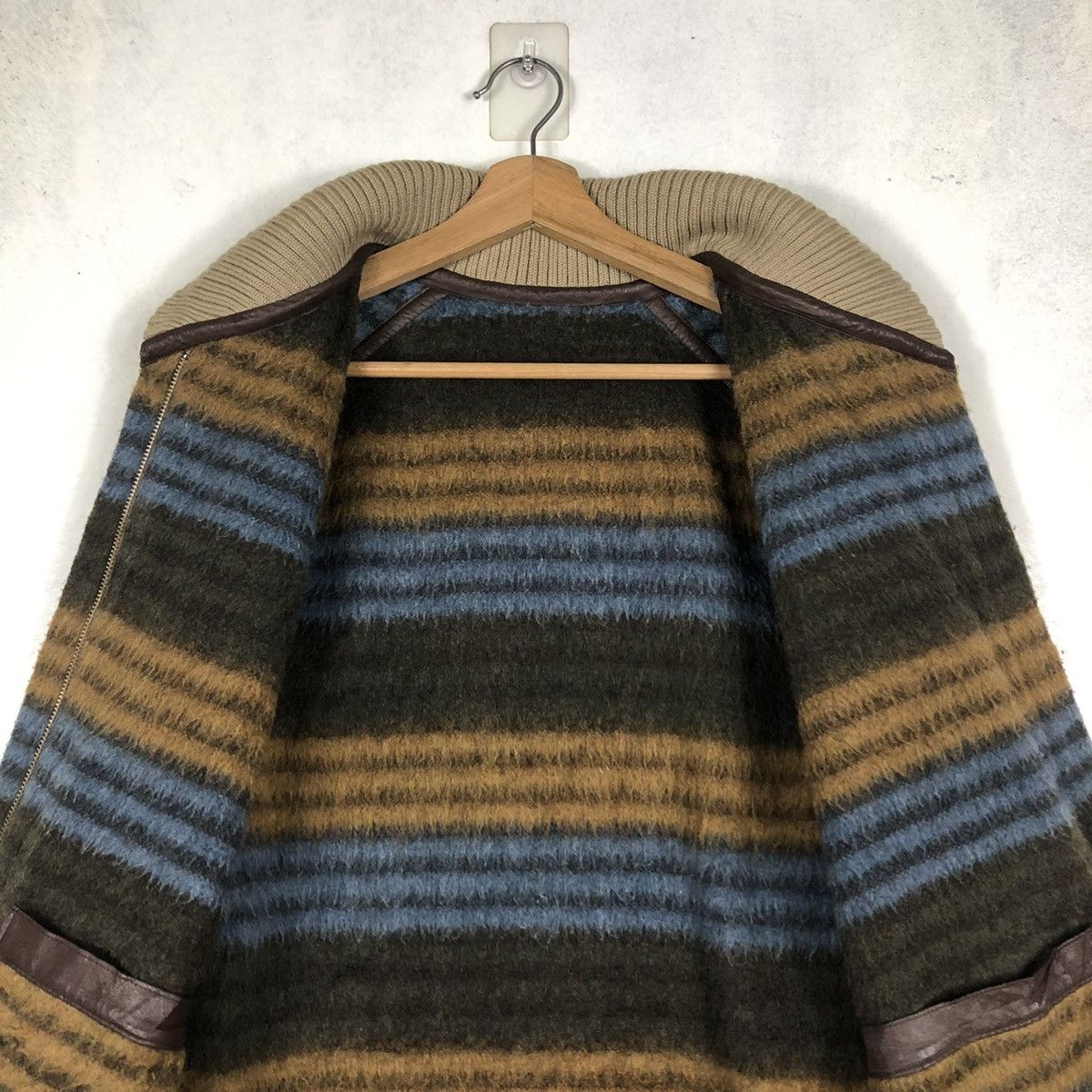 Japanese Brand 📌VINTAGE REVERSIBLE JACKET STRIPED JANE MORE ISSEY MIYAKE Size US L / EU 52-54 / 3 - 15 Thumbnail