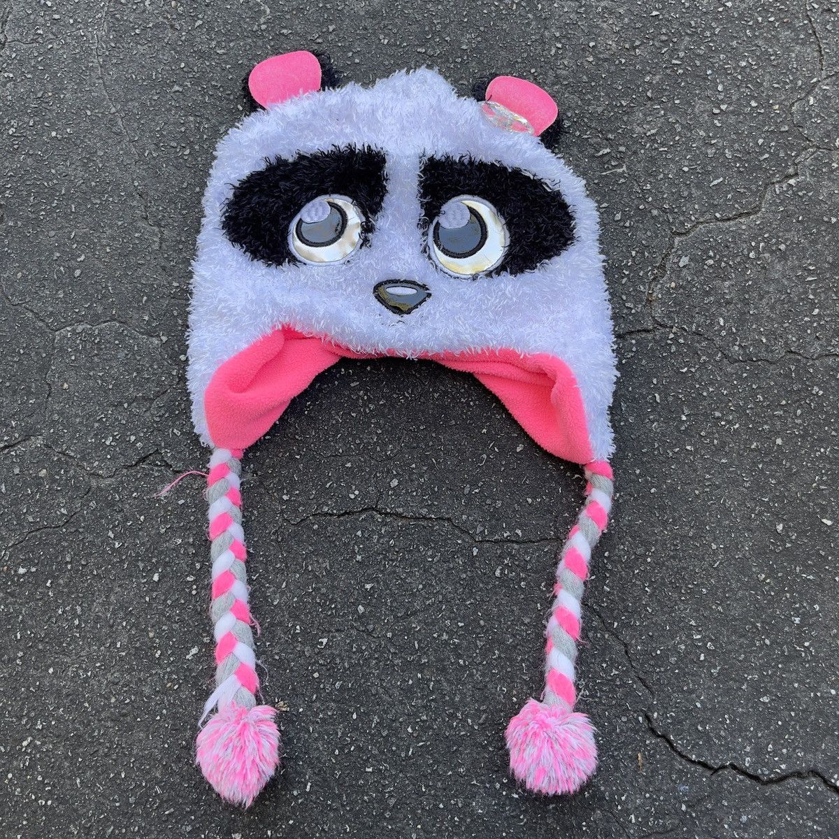 Vintage Kawaii Panda Animal Anime Safety Hat Style Beanie