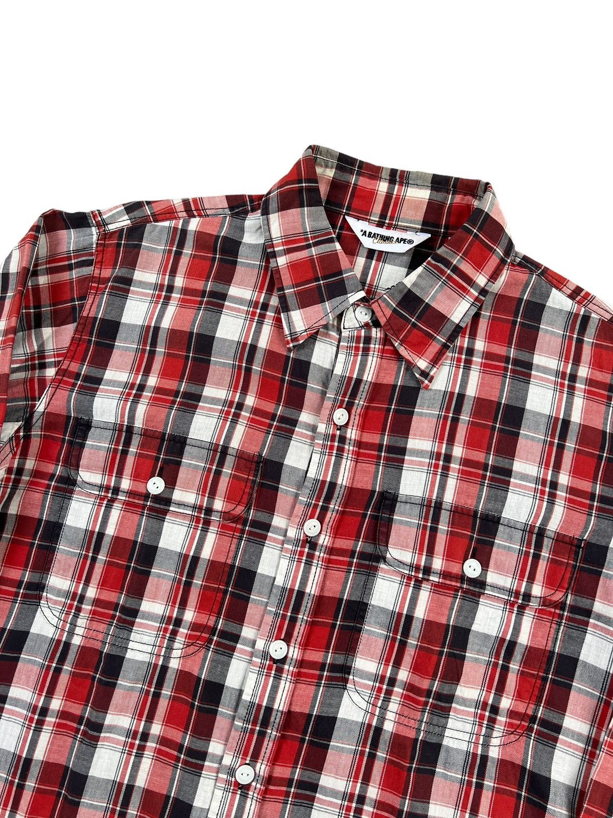 Bape × Nigo Bape Plaid Button Up Shirt Size US M / EU 48-50 / 2 - 3 Thumbnail