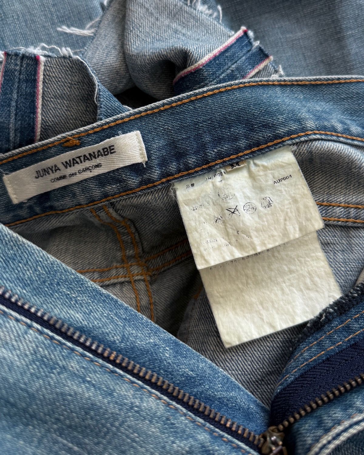 Comme des Garcons Junya Watanabe COMME des GARÇONS Straight Denim Jeans Size US 33 - 10 Thumbnail