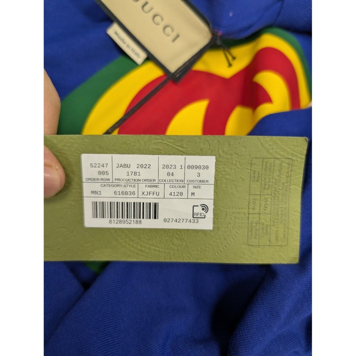 Gucci o1rshd1 Short Sleeve T-Shirt in Blue Size US M / EU 48-50 / 2 - 23 Thumbnail