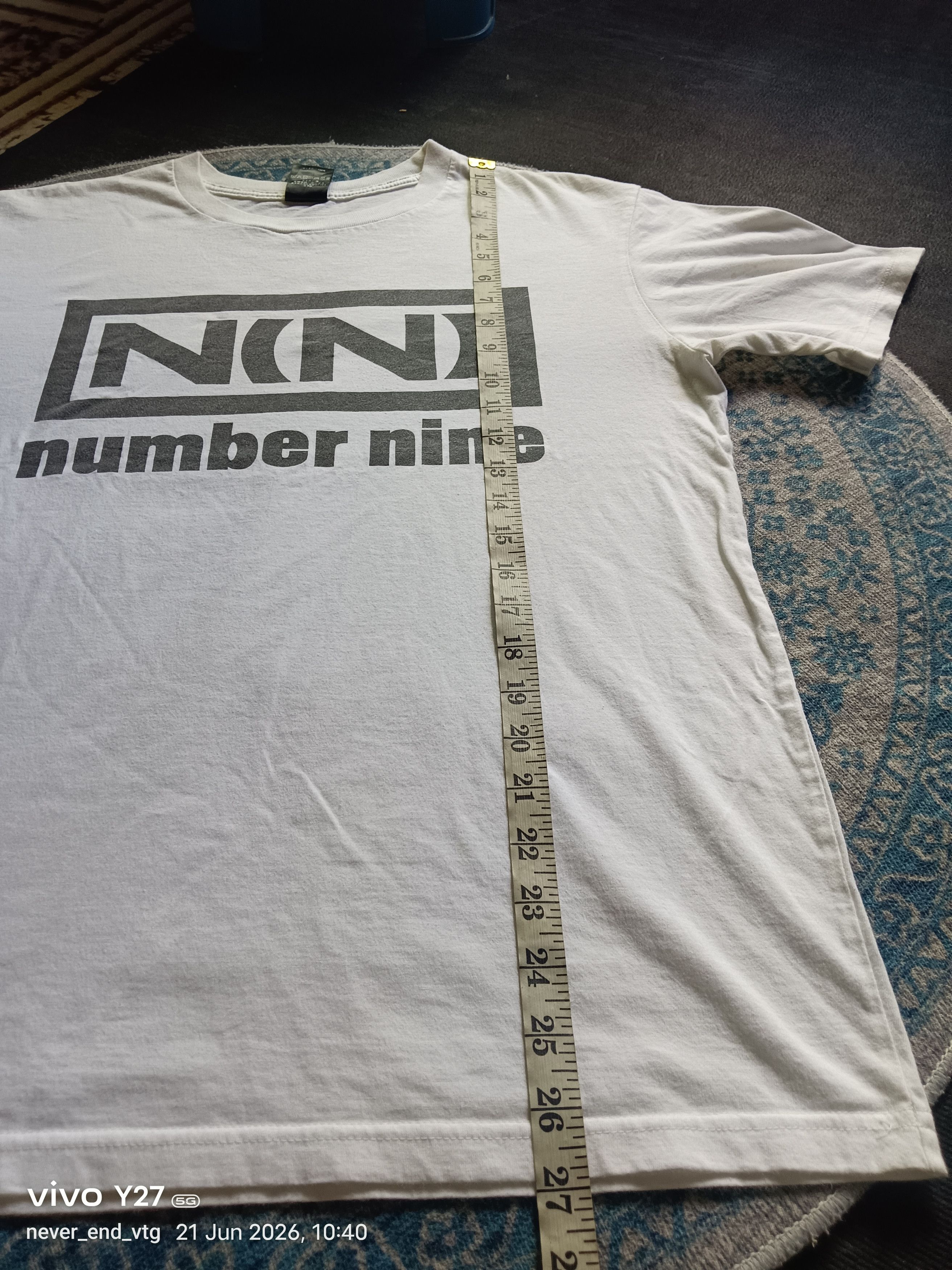 Number (N)ine NUMBER (N)INE Nine Inch Nails T-shirt Size US M / EU 48-50 / 2 - 8 Thumbnail