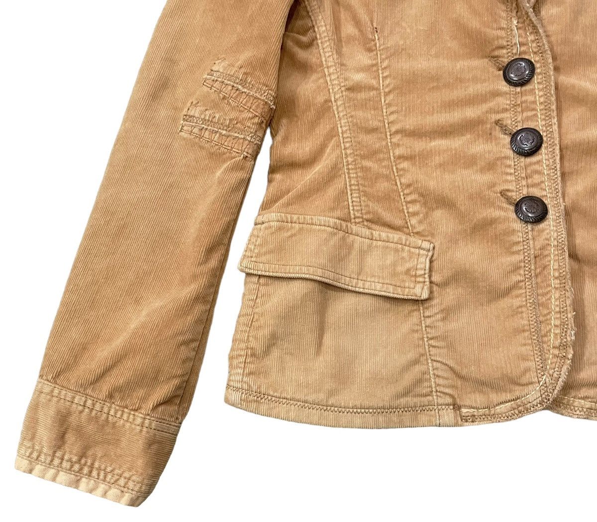 Marithe + Francois Girbaud Vintage Marithe Francois Girbaud Corduroy Jacket Size XS / US 0-2 / IT 36-38 - 6 Thumbnail