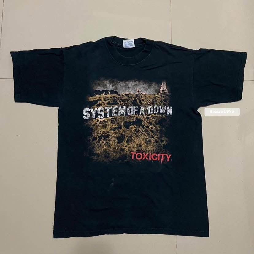 Vintage System Of A Down T-Shirt Toxicity Tour 2001 Large