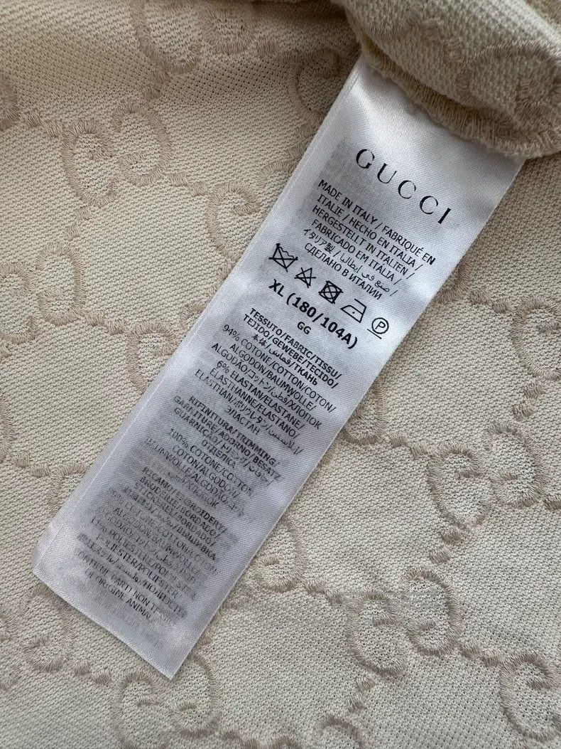 Gucci Gucci Logo printed short-sleeved polo shirt Size US XL / EU 56 / 4 - 9 Thumbnail