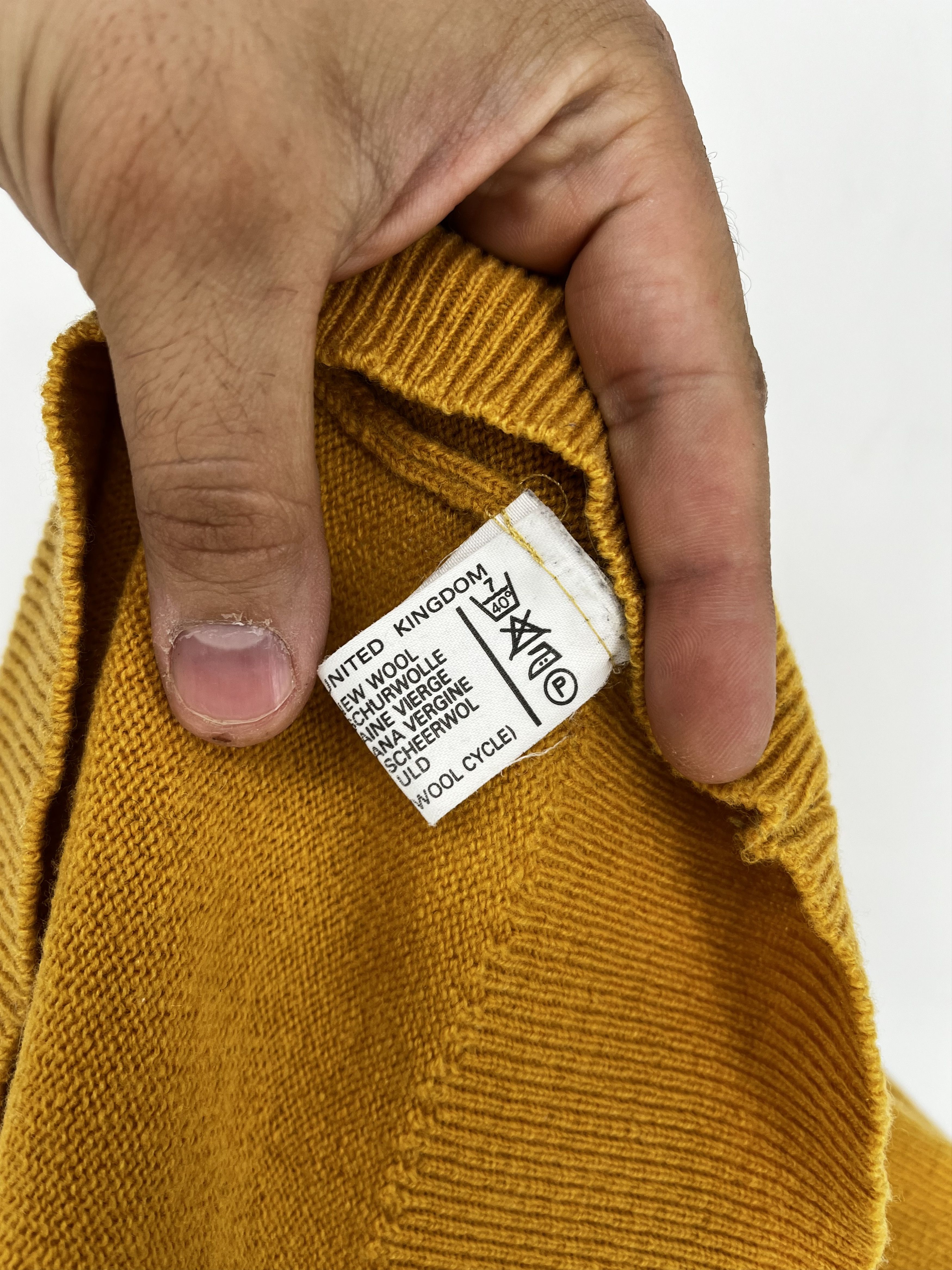 Burberry × Burberry Prorsum × Vintage Vintage BURBERRYS Jumper Sweater Polo Lambswool 90s Size US L / EU 52-54 / 3 - 8 Thumbnail