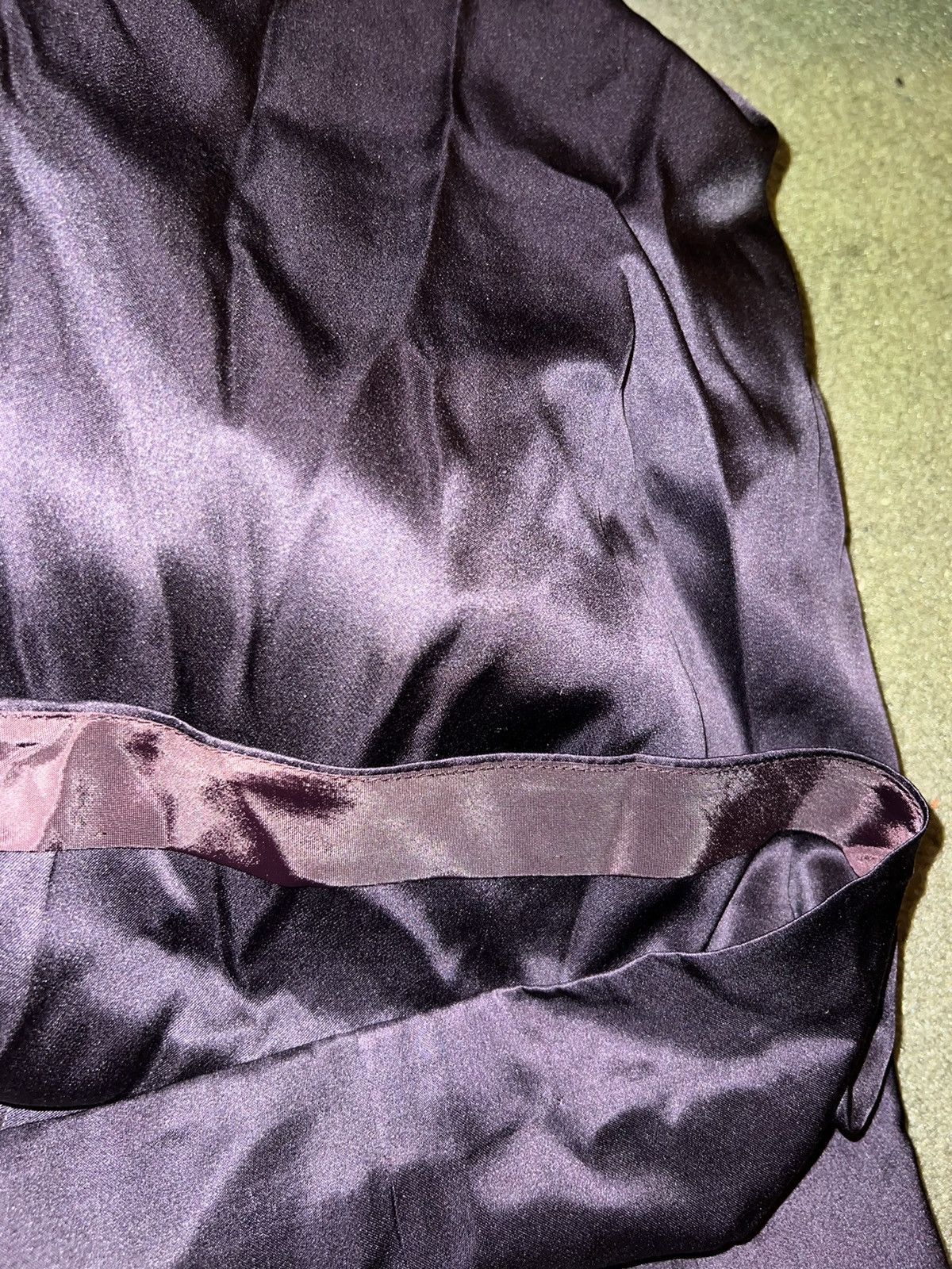 Haider Ackermann 100% SILK Blouse Shawl Shirt 36 Purple long sleeve Size XS / US 0-2 / IT 36-38 - 5 Thumbnail