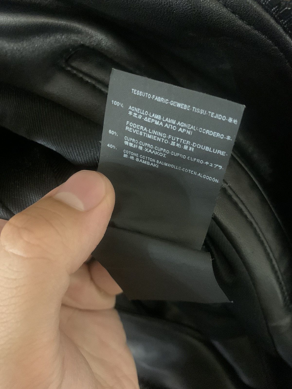 Saint Laurent Paris Saint Laurent 2015FW Black hardware Lambskin L01 Size US M / EU 48-50 / 2 - 7 Thumbnail
