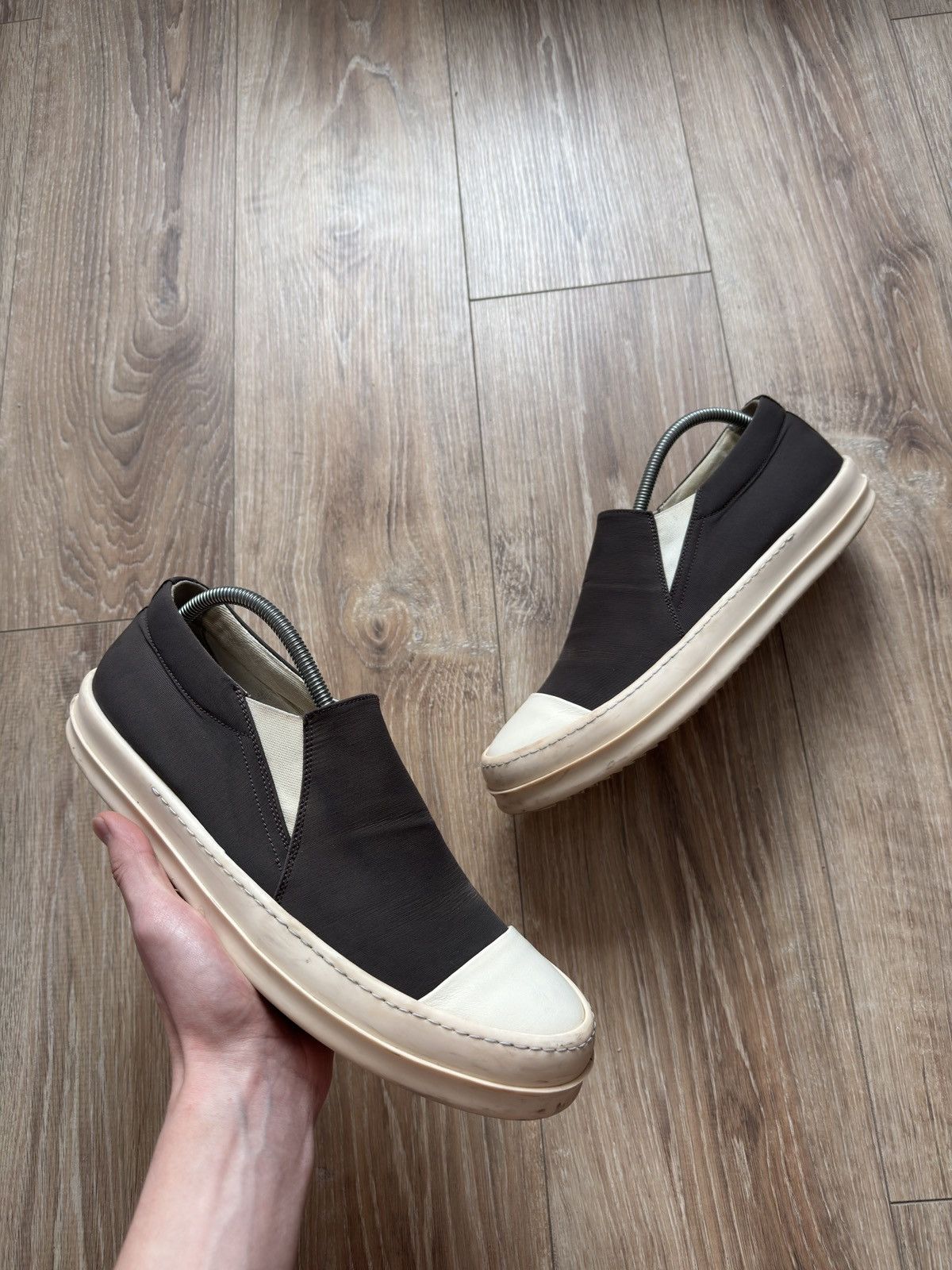 Rick Owens Rick Owens Drkshdw Slip-On Sneakers Size US 12 / EU 45 - 1 Thumbnail