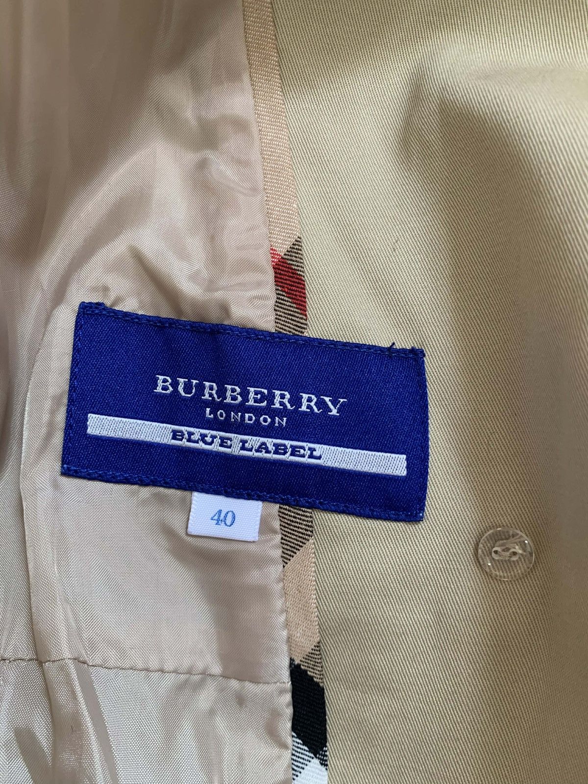 Burberry Burberry London Blue Label Trench Coat Size S / US 4 / IT 40 - 6 Thumbnail