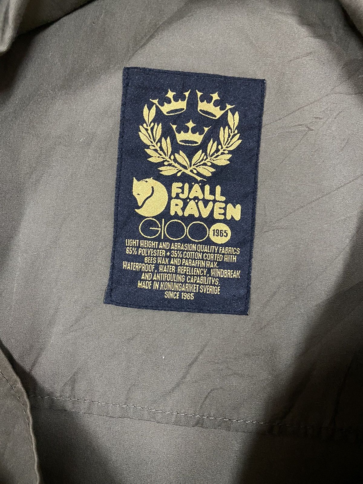 Fjallraven Vtg🔥FjallRaven G1000 Lace Up Color Block Parka Pullover Size US L / EU 52-54 / 3 - 16 Thumbnail