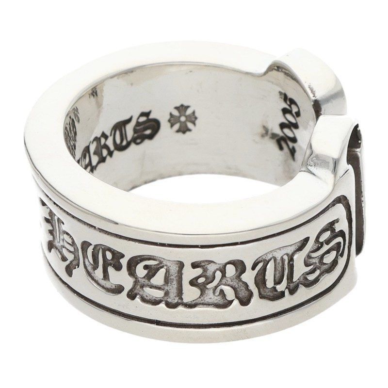 Chrome Hearts Chrome Hearts Large Scroll Label Silver Ring Size ONE SIZE - 5 Thumbnail