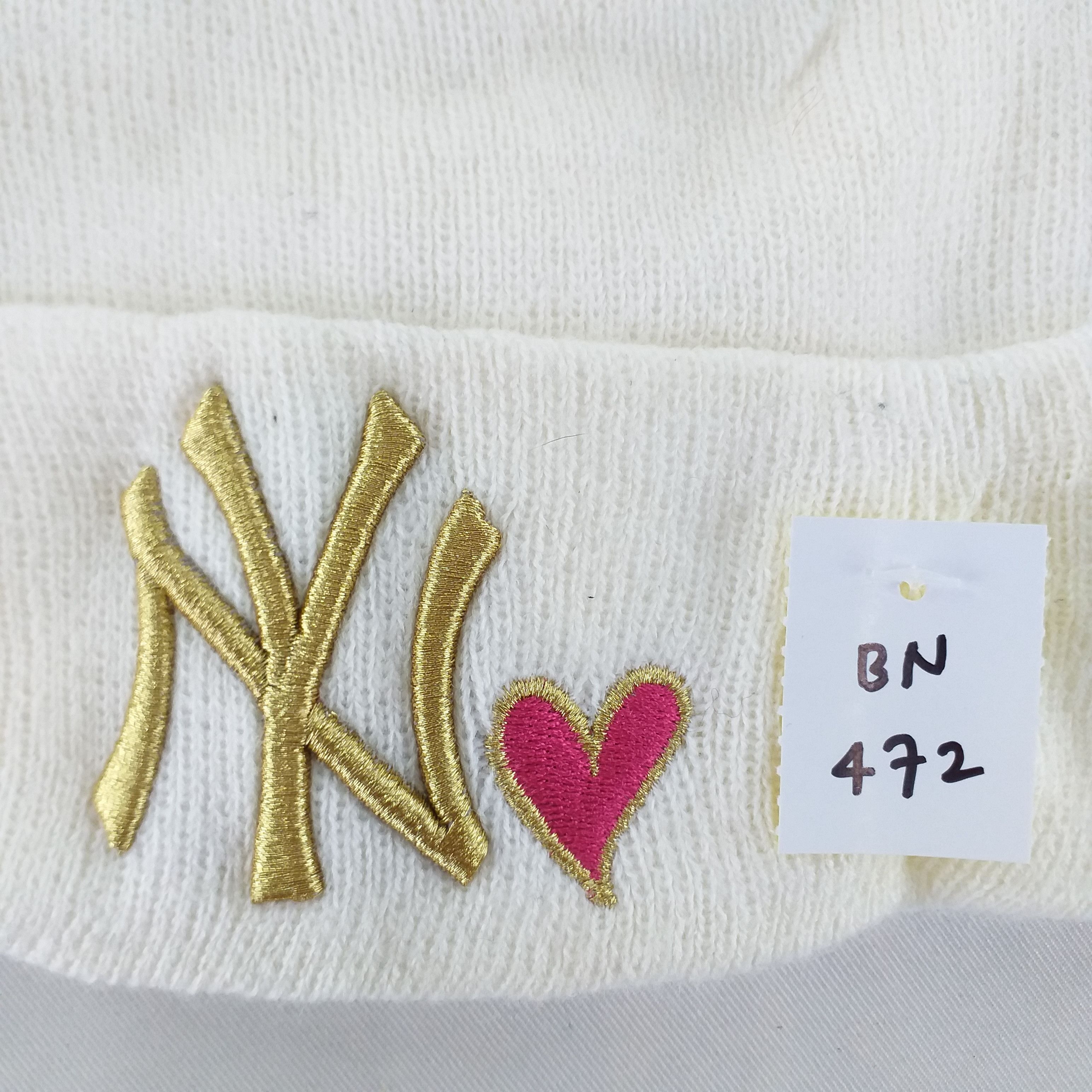Japanese Brand NY New Era Logo Embroidery Snow Cap Hat Beanie BN472 Size ONE SIZE - 8 Thumbnail