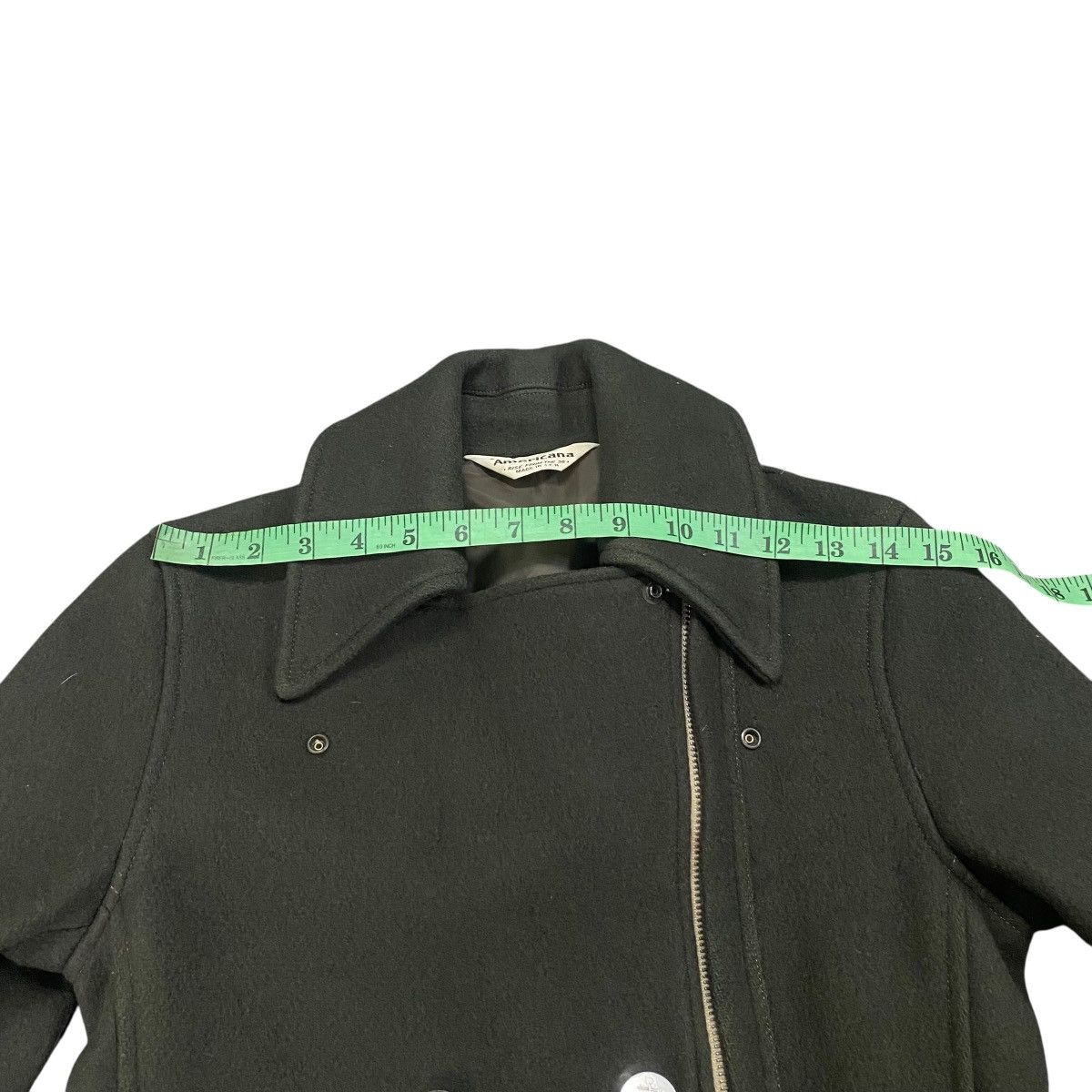 Union LA Vintage Americana Union Made Wool Button/Zipper Jacket S Size S / US 4 / IT 40 - 14 Thumbnail