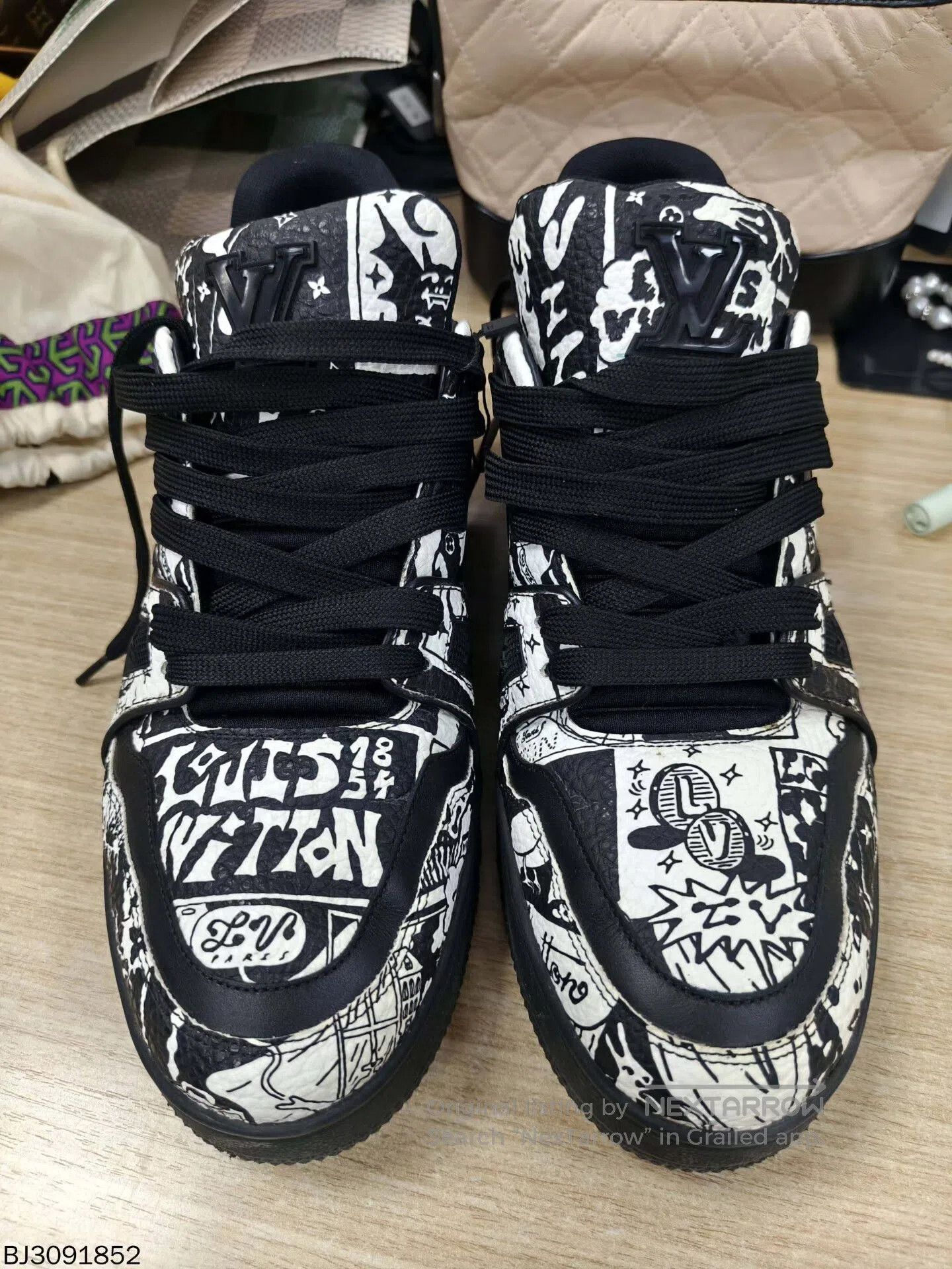 Louis Vuitton louis vuitton trainer graphic sneakers. Size US 8 / EU 41 - 1 Thumbnail