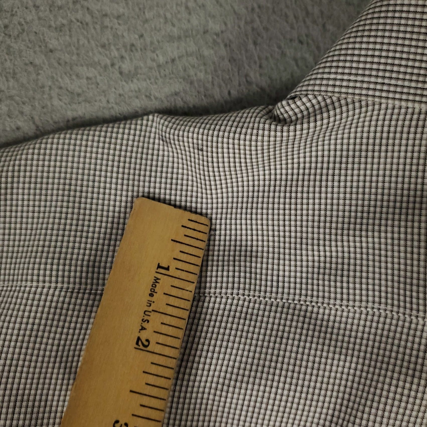 Brooks Brothers Brooks Brothers Shirt Mens 17 Brown Dress Button Up Long Sleeve Regular 100% Cotton Check Pattern Womens? Mens Size 46R - 3 Thumbnail