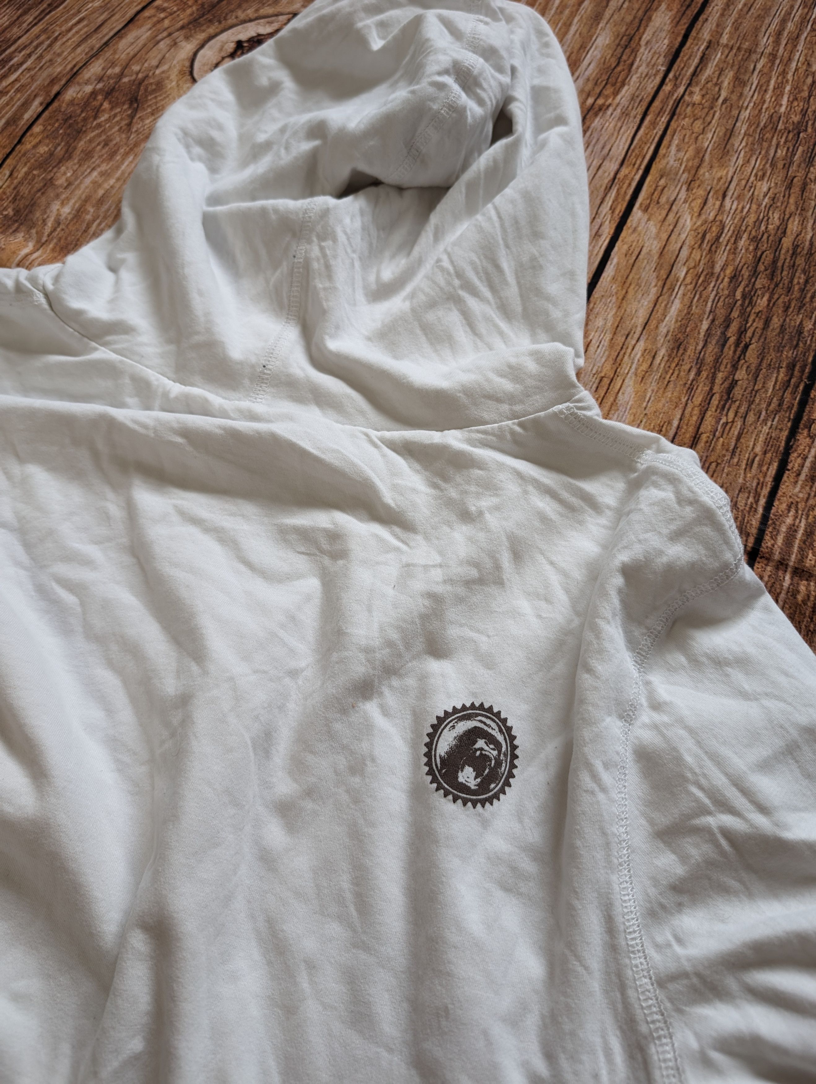 Japanese Brand × Vintage White Yakuza machinery reversible hoodie Size US M / EU 48-50 / 2 - 4 Thumbnail