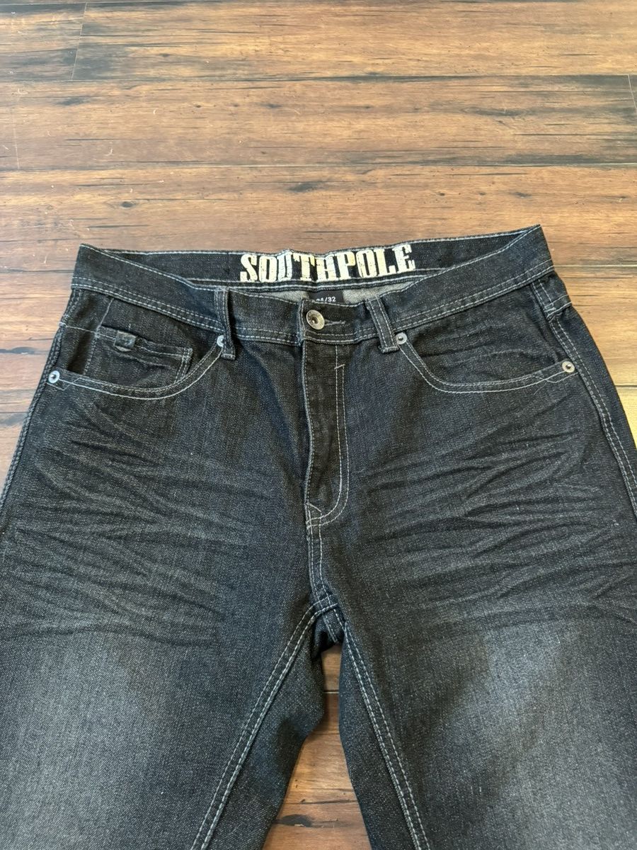Southpole Y2K Black Southpole Baggy Jeans Size US 34 / EU 50 - 2 Thumbnail