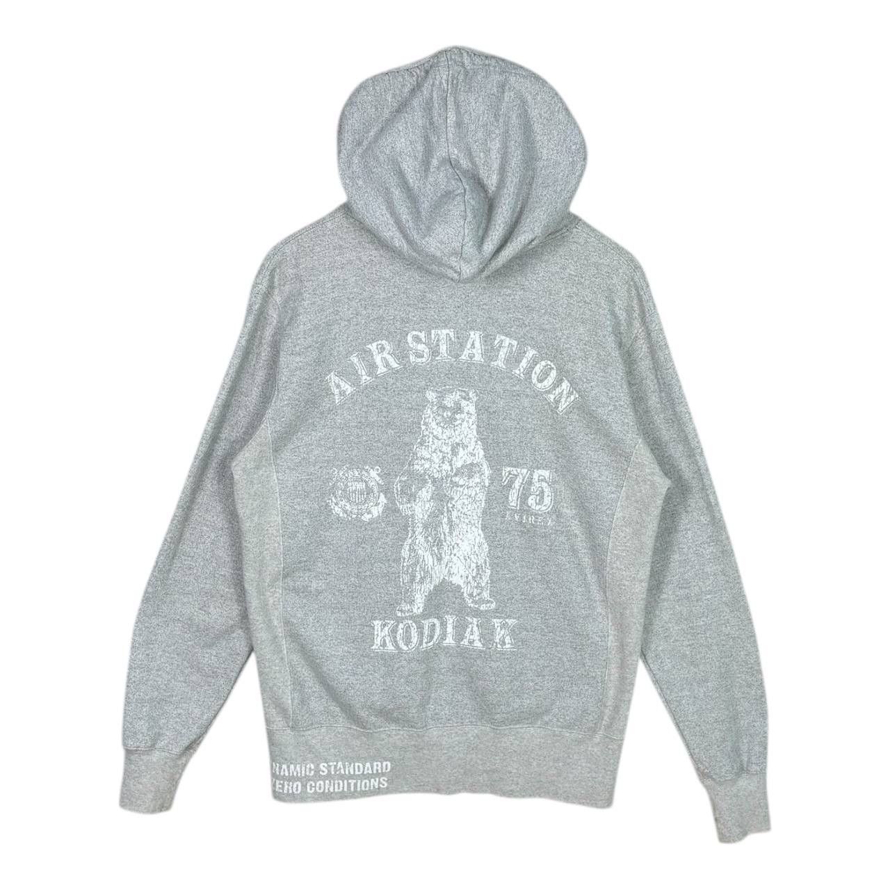 Avirex Vintage Avirex Kodiak 75 Air Station Zip Hoodie Gray Size L Size US L / EU 52-54 / 3 - 2 Thumbnail