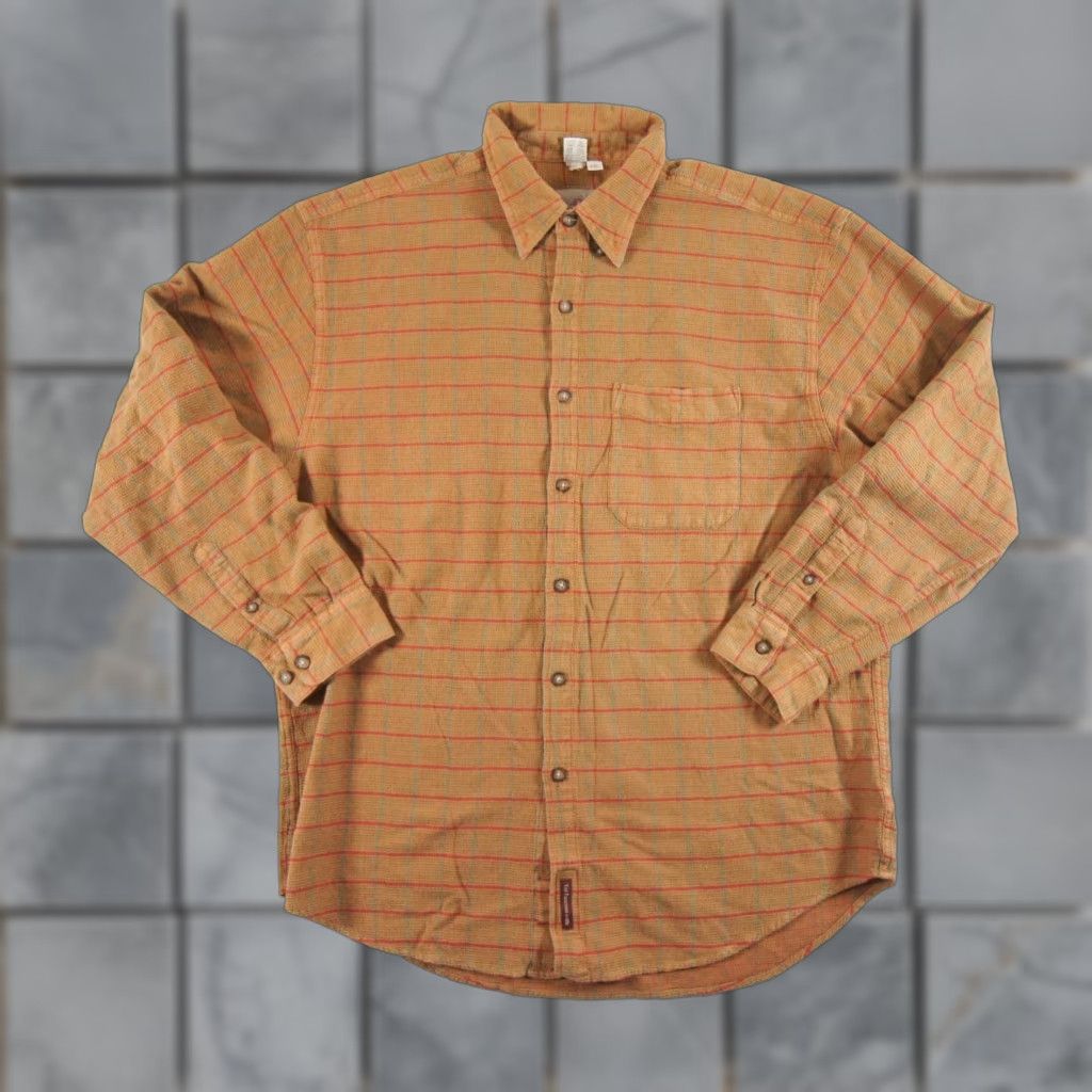 The Territory Ahead VINTAGE Territory Ahead Men's Button-Down Shirt 2XL Brown Waffle Knit Outdoor Casual Size US XXL / EU 58 / 5 - 1 Thumbnail