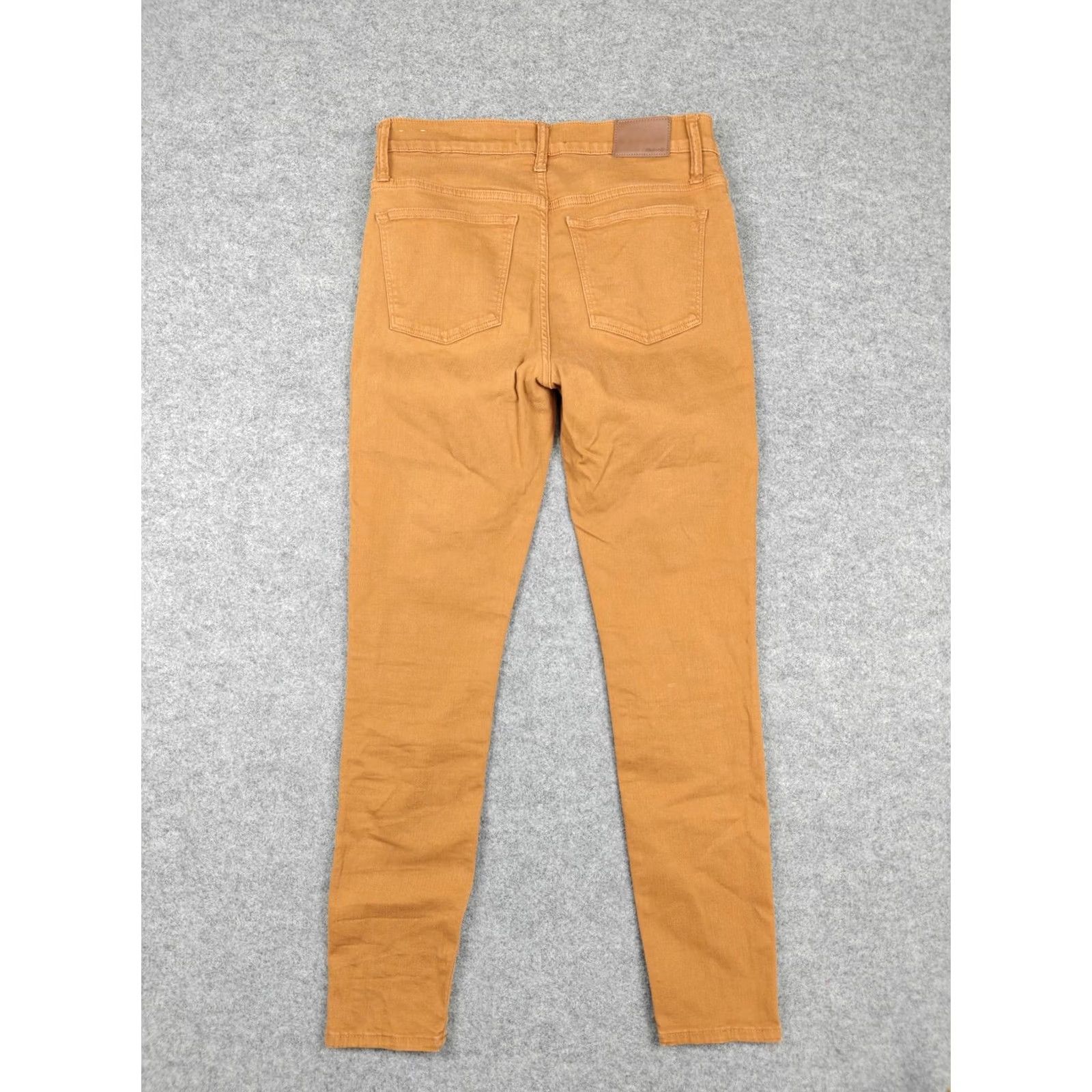 Madewell Madewell Jeans Womens 28 Brown Skinny Mid-Rise Stretch Denim Button Fly Size 28" / US 6 / IT 42 - 6 Thumbnail