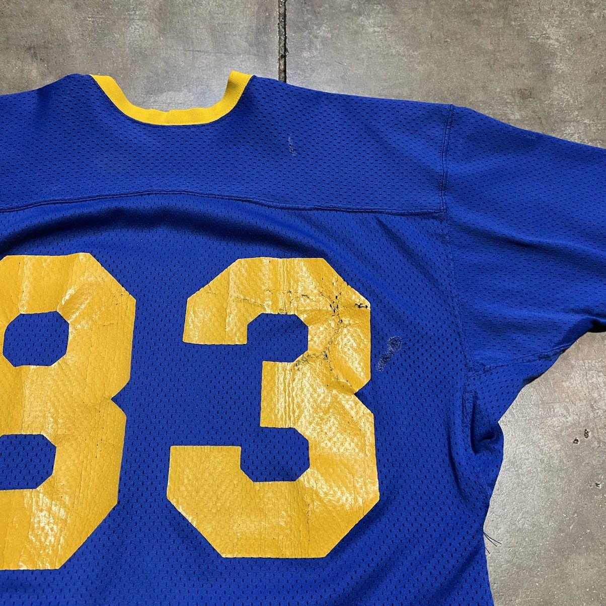 Vintage Vintage 80s Mesh Football Jersey Benton Ringer Warm Up USA Size US M / EU 48-50 / 2 - 9 Thumbnail
