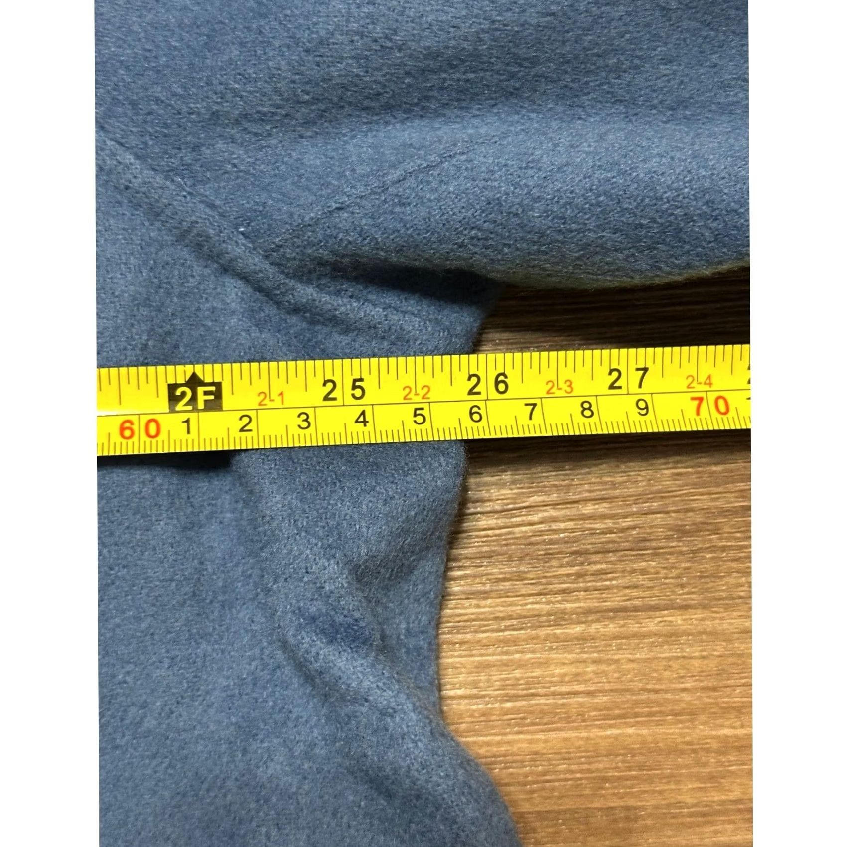 Talbots Talbots Plus Petite Double Faced Wool Blend Jacket Blue Button Front Sz 22WP Size 3XL / US 20-22 - 7 Thumbnail