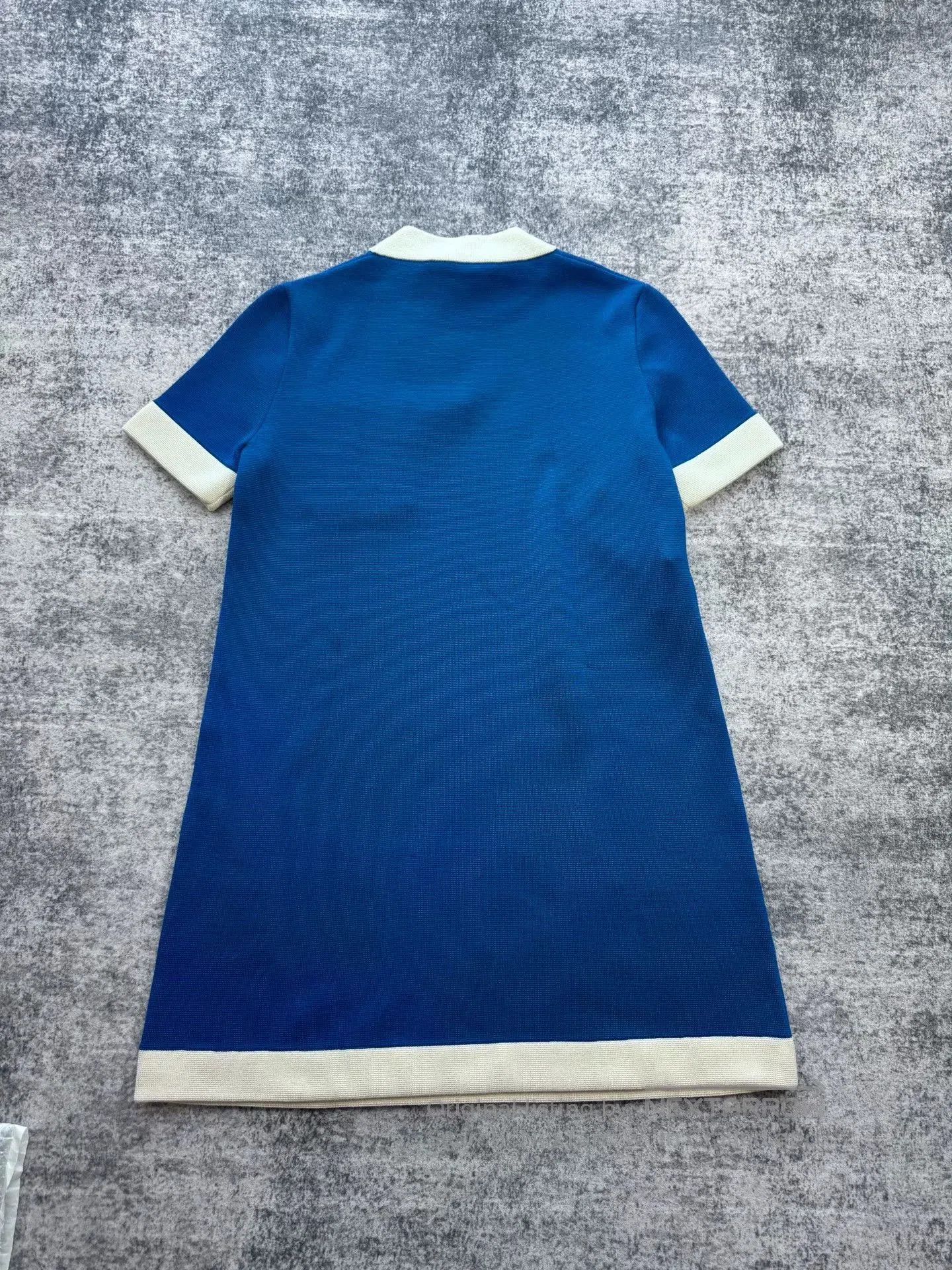 Gucci gucci blue and white knitted short dress. Size S / US 4 / IT 40 - 2 Thumbnail