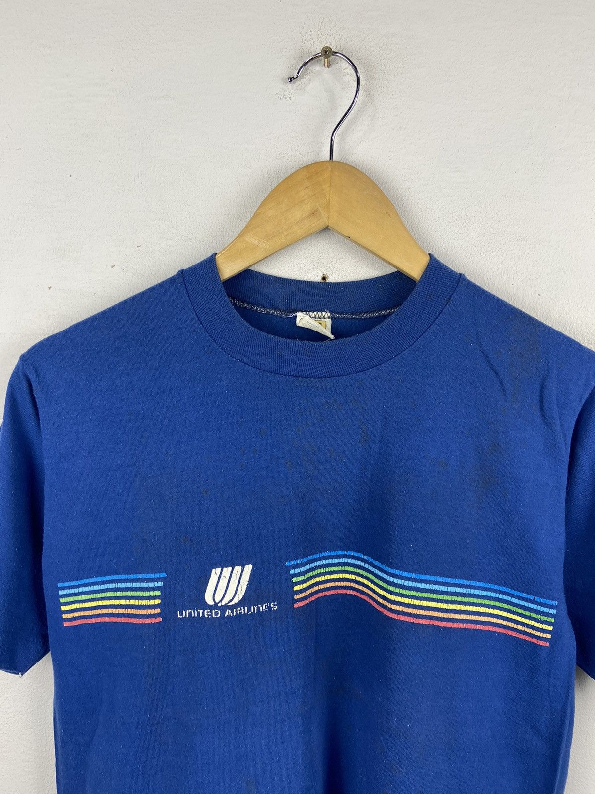 Vintage VINYAGE 70s UNITED AIRLINES PAPERTHIN TEE Size US M / EU 48-50 / 2 - 4 Thumbnail