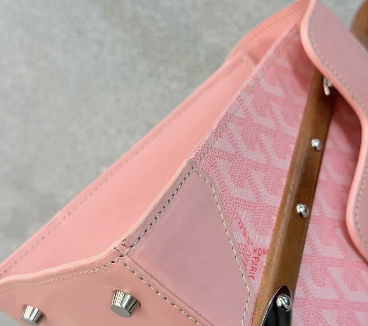 Goyard Goyard Pink Purse RARE 2008 PM Saigon Sakura Pearl Japan Size ONE SIZE - 19 Thumbnail