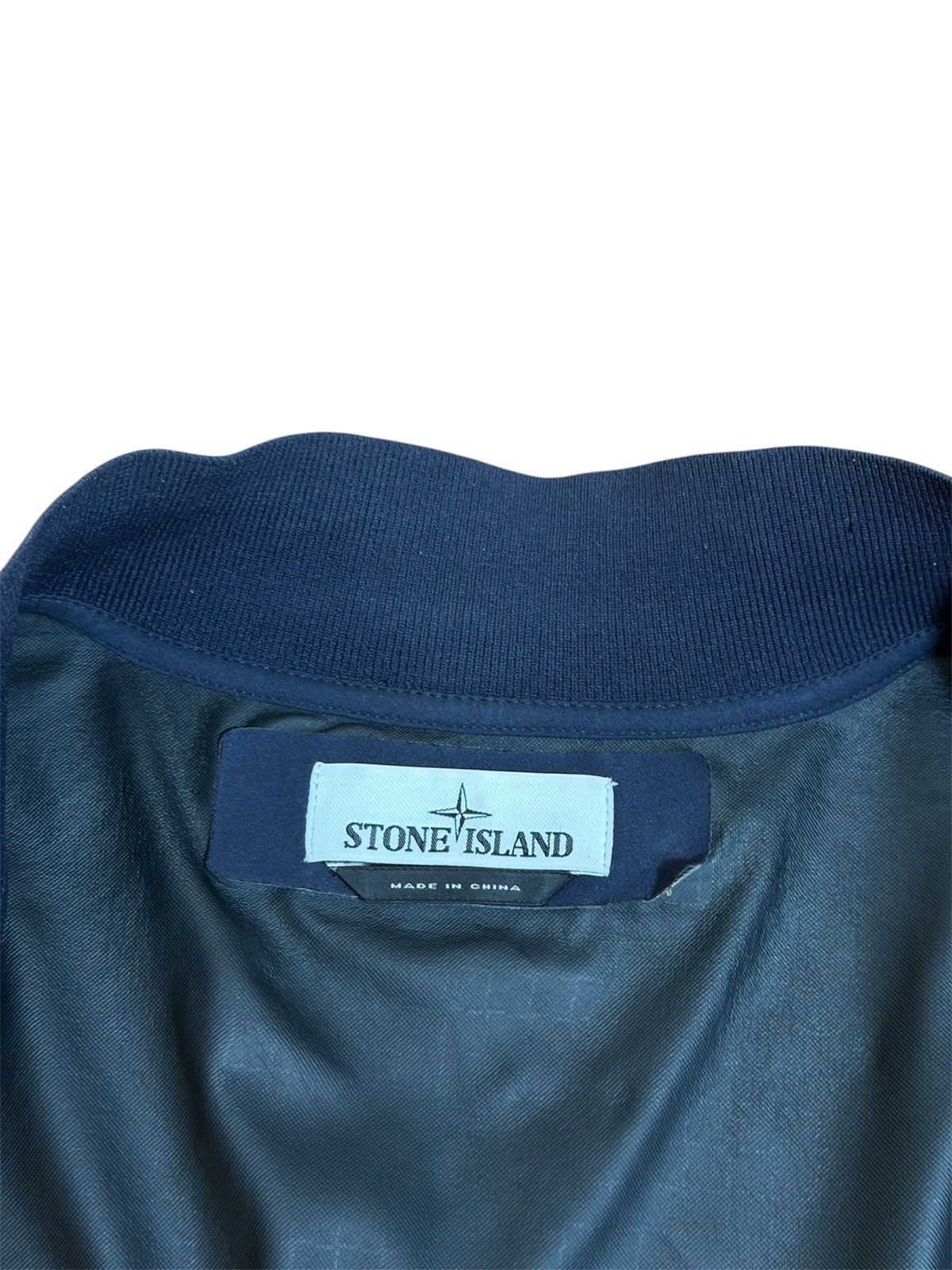 Stone Island 🔥850$ Stone Island Light Soft Shell Grid Bomber Jacket Navy Size US L / EU 52-54 / 3 - 16 Thumbnail