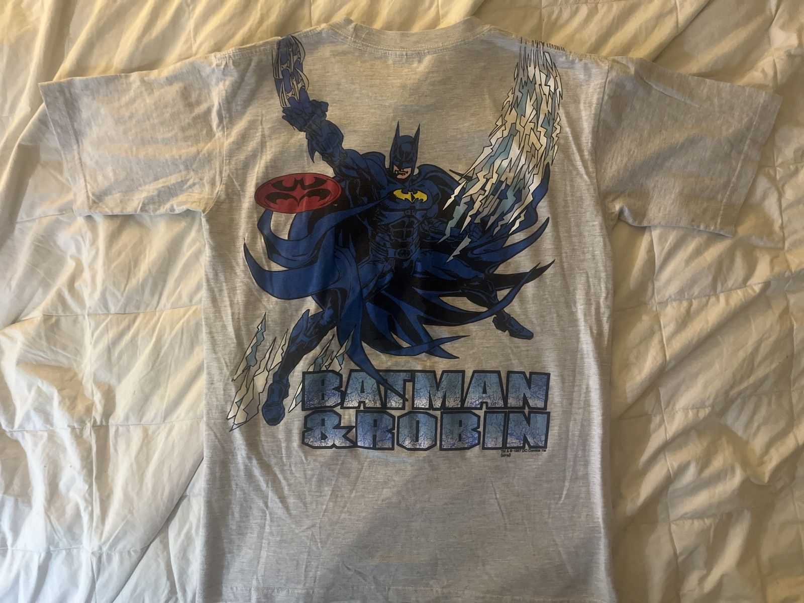 Vintage Batman Robin Mr Freeze Vintage Shirt 1997 Comic AOP XL Size US XL / EU 56 / 4 - 4 Thumbnail