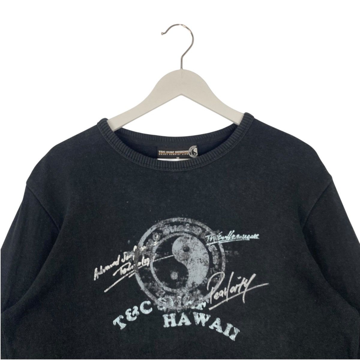Other Vintage T&C Surf Design Printed Crewneck Sweatshirt Black Size US M / EU 48-50 / 2 - 4 Thumbnail
