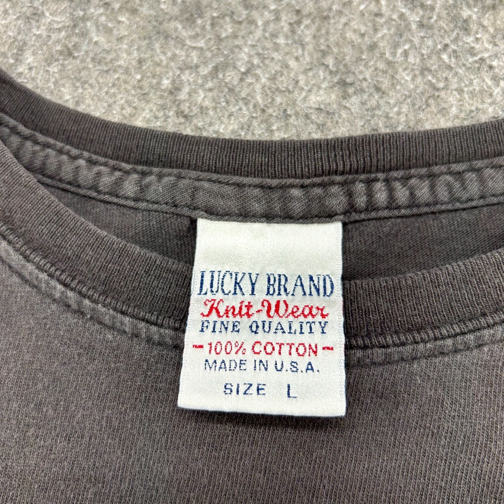 Lucky Brand VINTAGE Lucky Brand Shirt Mens L Black Bob Dylan Tour Blowing In The Wind 90s Size US L / EU 52-54 / 3 - 2 Thumbnail