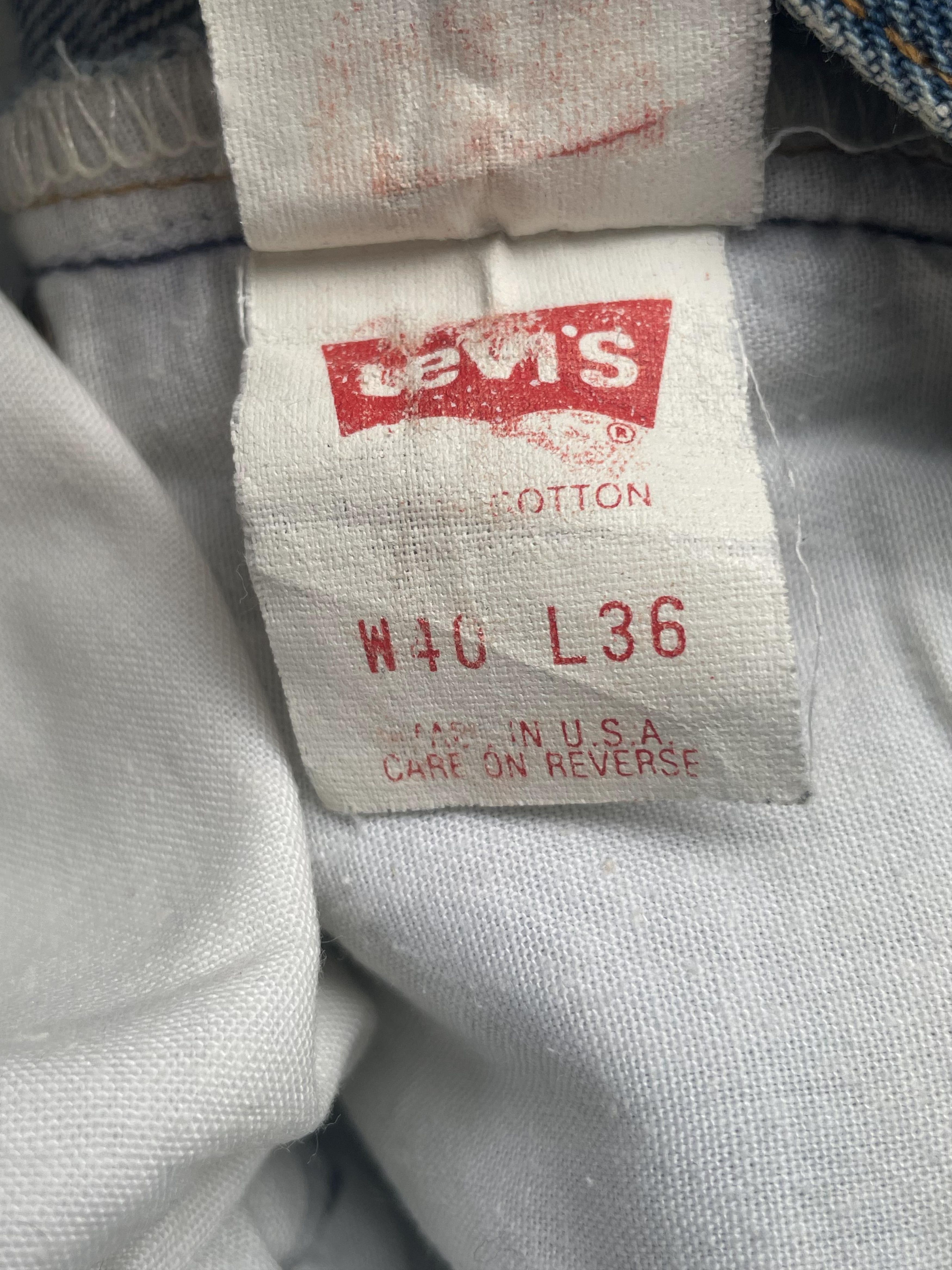 Levi's Vintage 1994 Levis 501 e Faded Distresed Denim Size US 39 - 8 Thumbnail