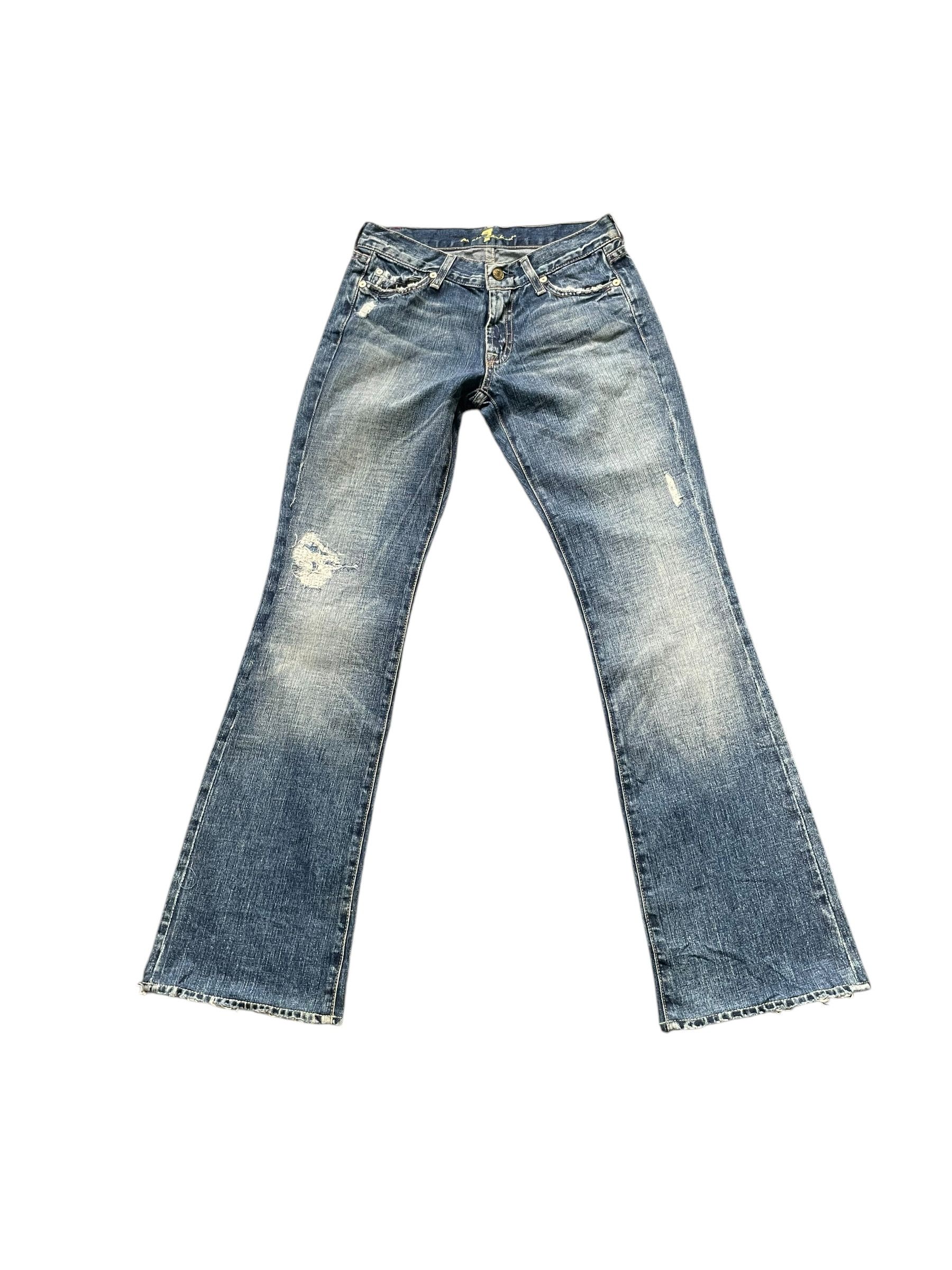 Flare 7 For All Mankind Distresed Denim