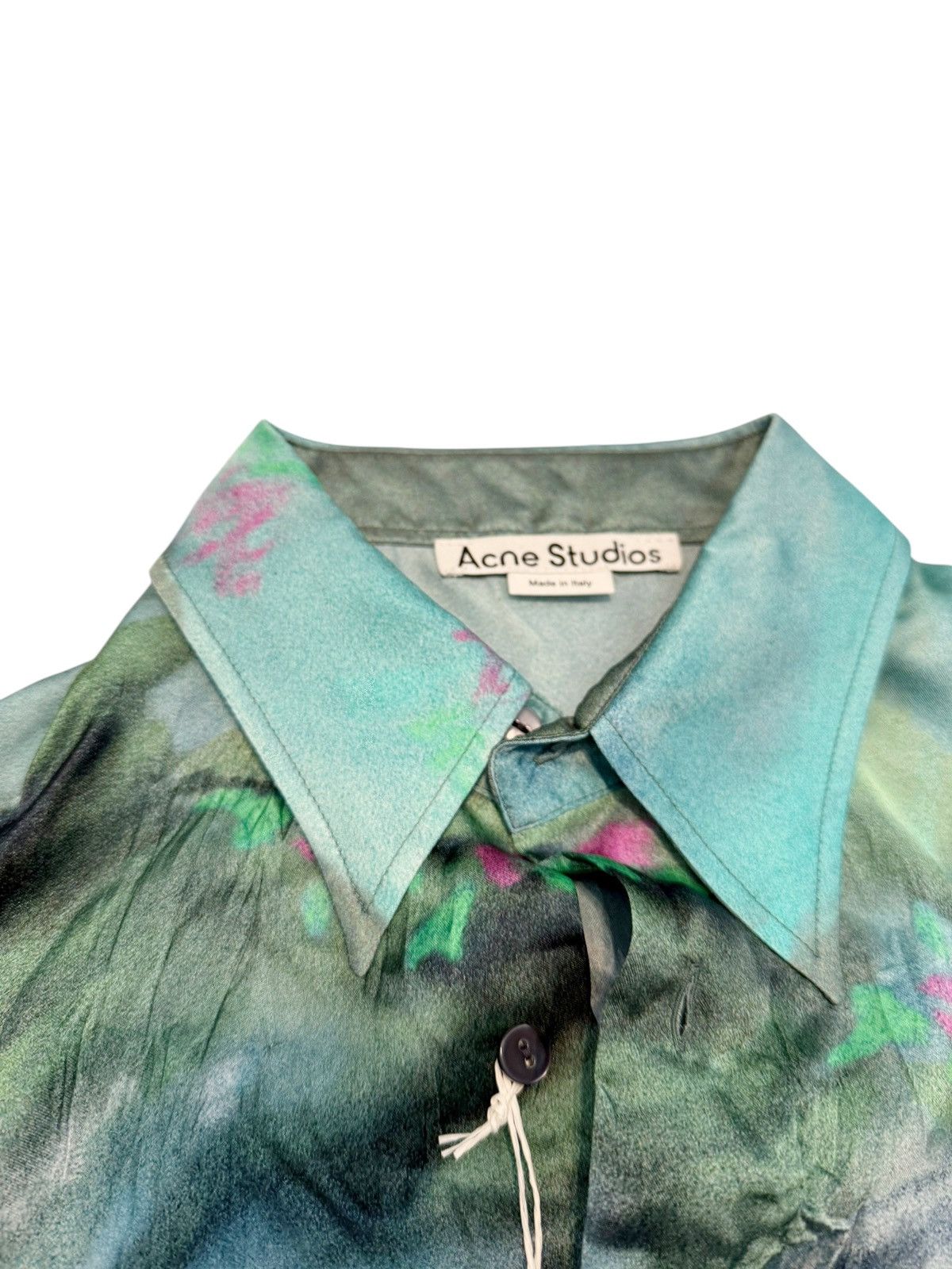 Acne Studios Wrinkle Viscose Abstract Shirt Size US S / EU 44-46 / 1 - 6 Thumbnail