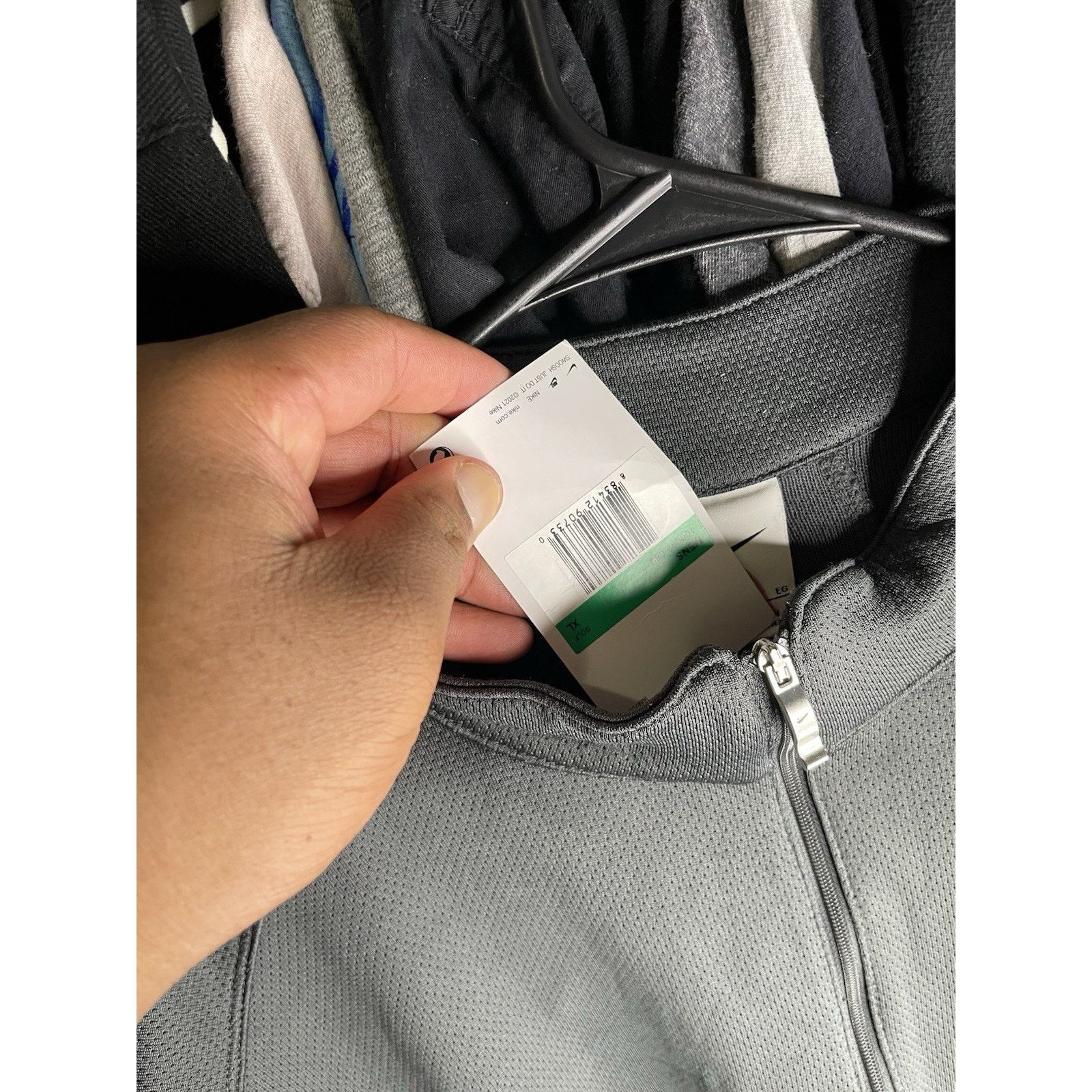Nike Size XL-Nike Gray Hoodie 1/4 Zip shirt and Vintage pants Set Size US XL / EU 56 / 4 - 5 Thumbnail