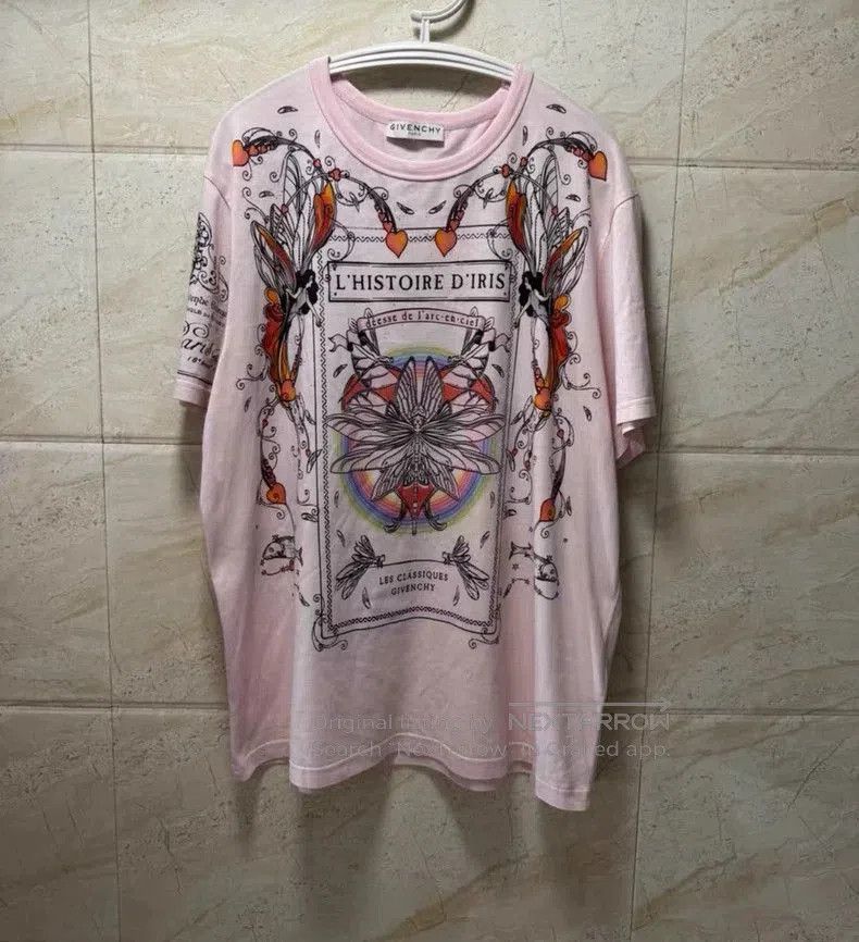 Givenchy Givenchy Pink Graphic Print Short Sleeve - dmc. Size US L / EU 52-54 / 3 - 1 Thumbnail