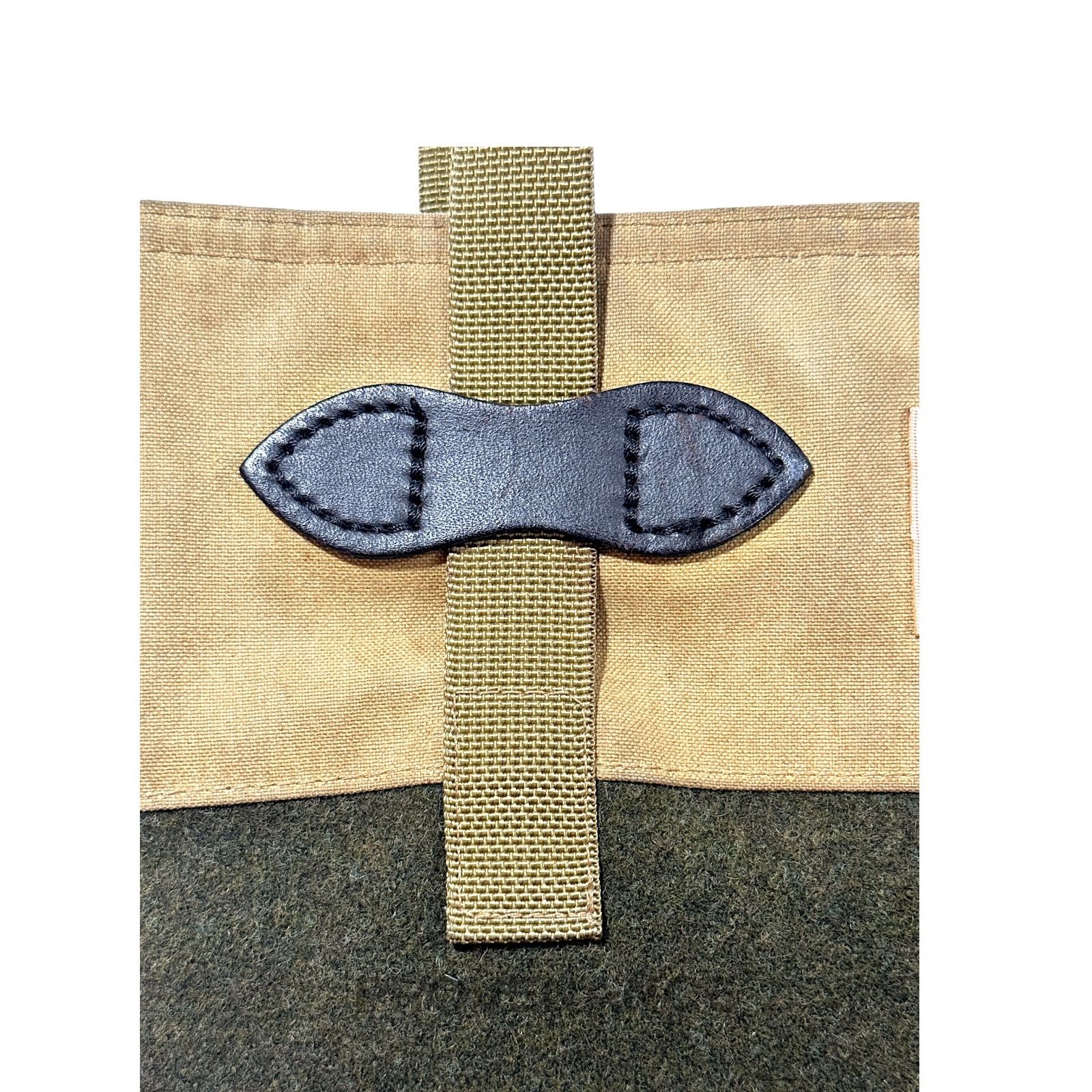 Filson 🔴 Filson Tin Cloth & Mackinaw Wool Tote Bag Tan Olive Size ONE SIZE - 7 Thumbnail