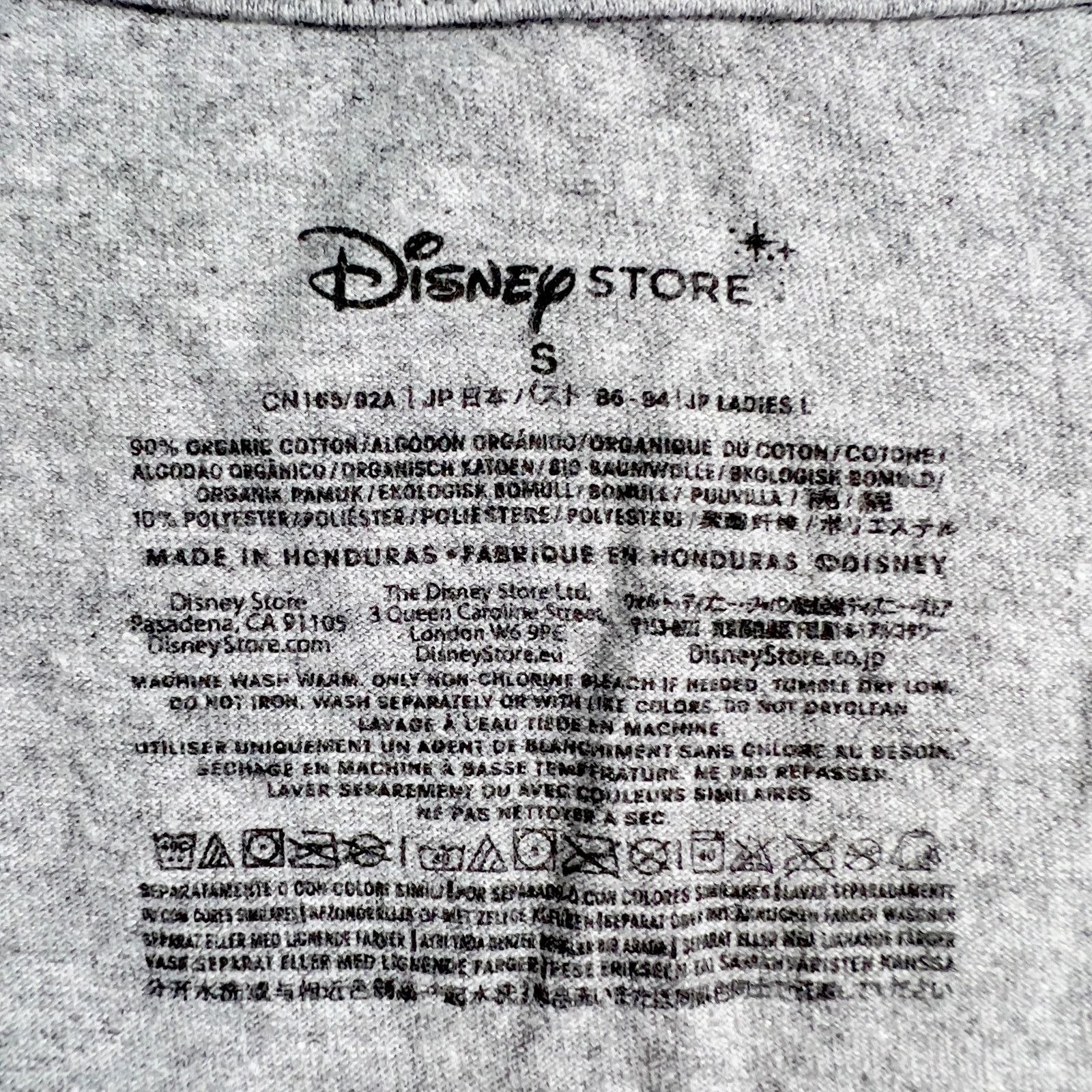 Disney Disney Store ORGANIC Cotton TShirt S Black/Red Heart Sparkle Size S / US 4 / IT 40 - 4 Thumbnail