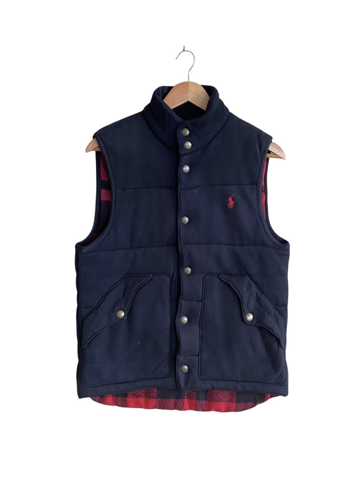 Polo Ralph Lauren Very Rare Design Vintage Polo Ralph Lauren Puffer Vest 1990s Size US XS / EU 42 / 0 - 1 Thumbnail